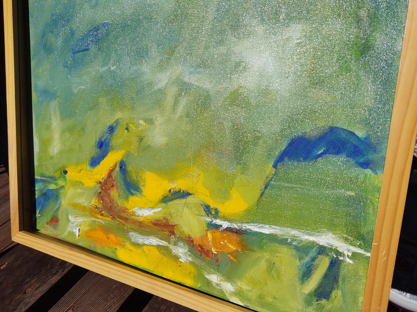 Green Sky- Mustard Fields