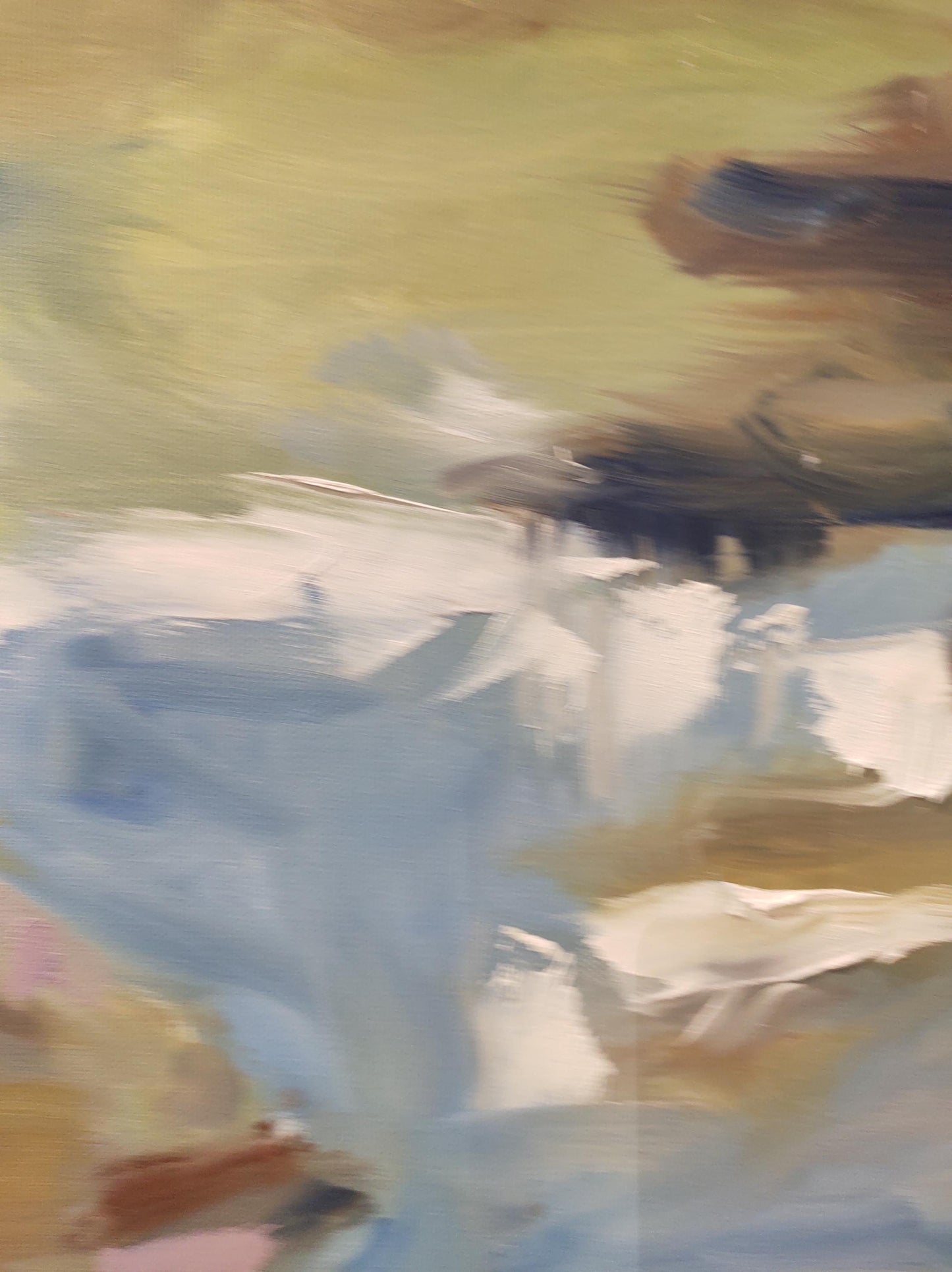 B Sonoma Creek Misty Morning - 24x24 - Oil on Canvas - Gallery Exhibit