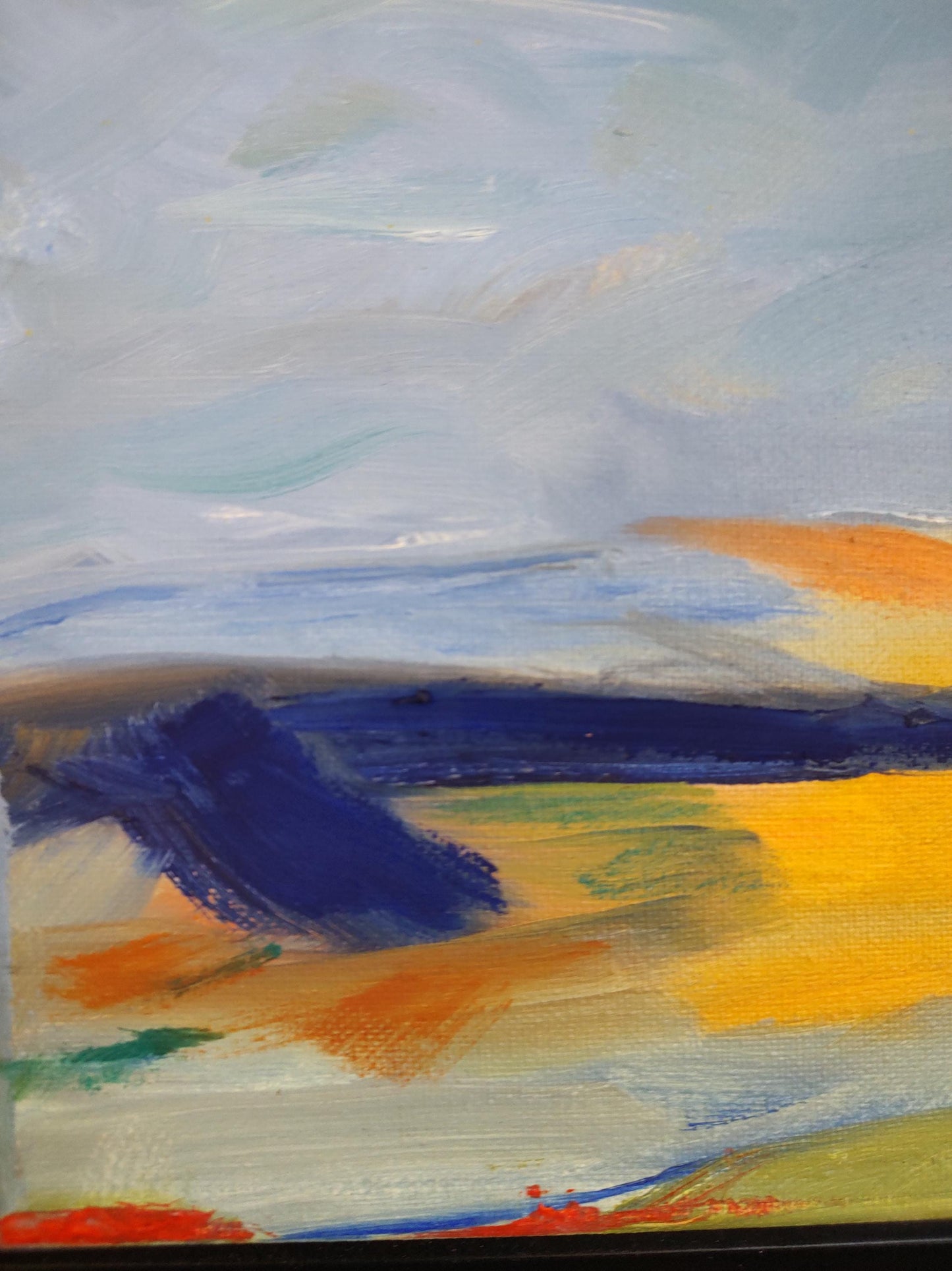 Point Reyes Sky Trail Loop - 8x10 - Oil on Canvas - Gallery Exhibit