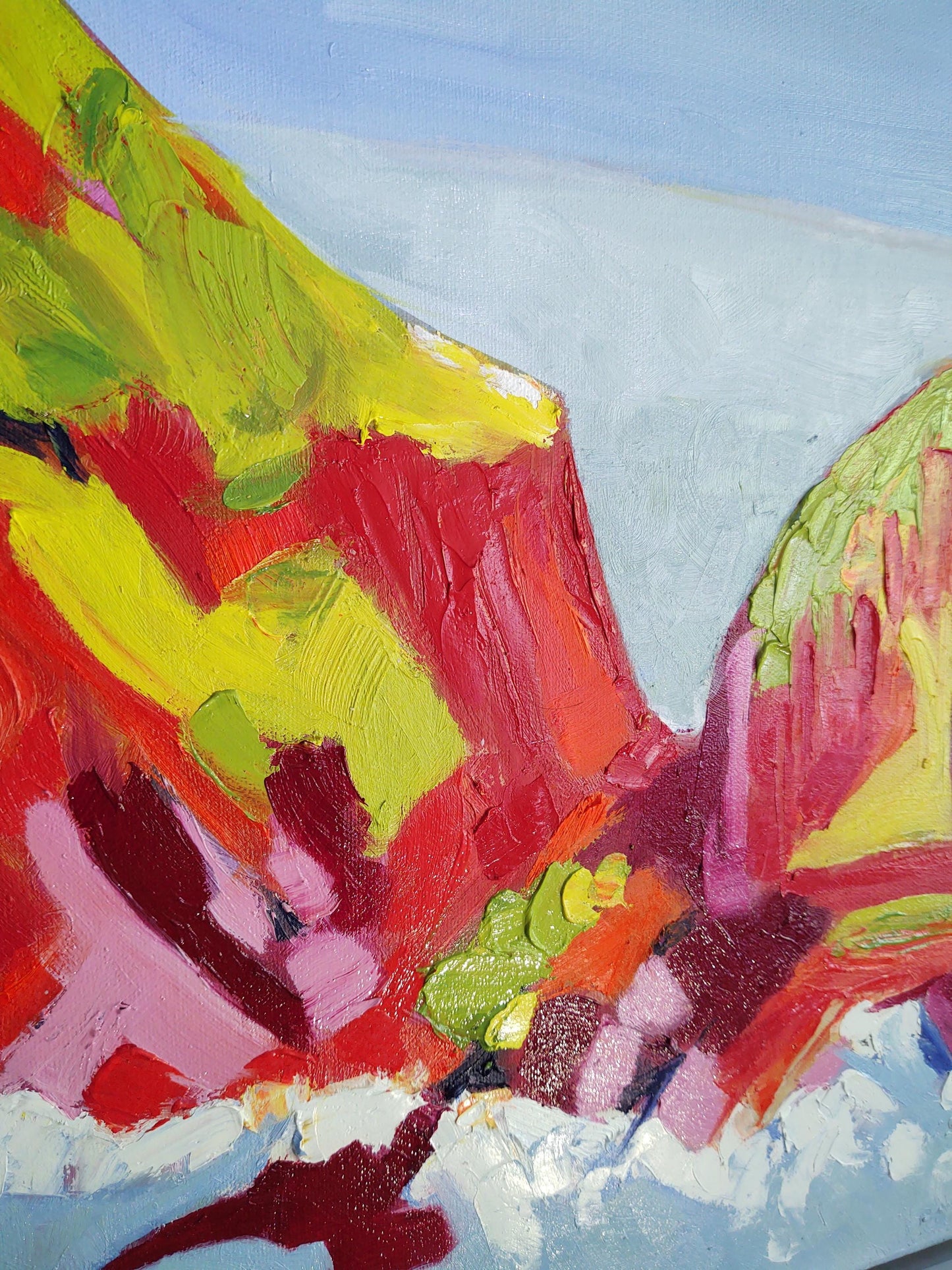 Pacifica Color Blaze-Rockaway Beach  20 x 24 x 1.5 Oil on Canvas