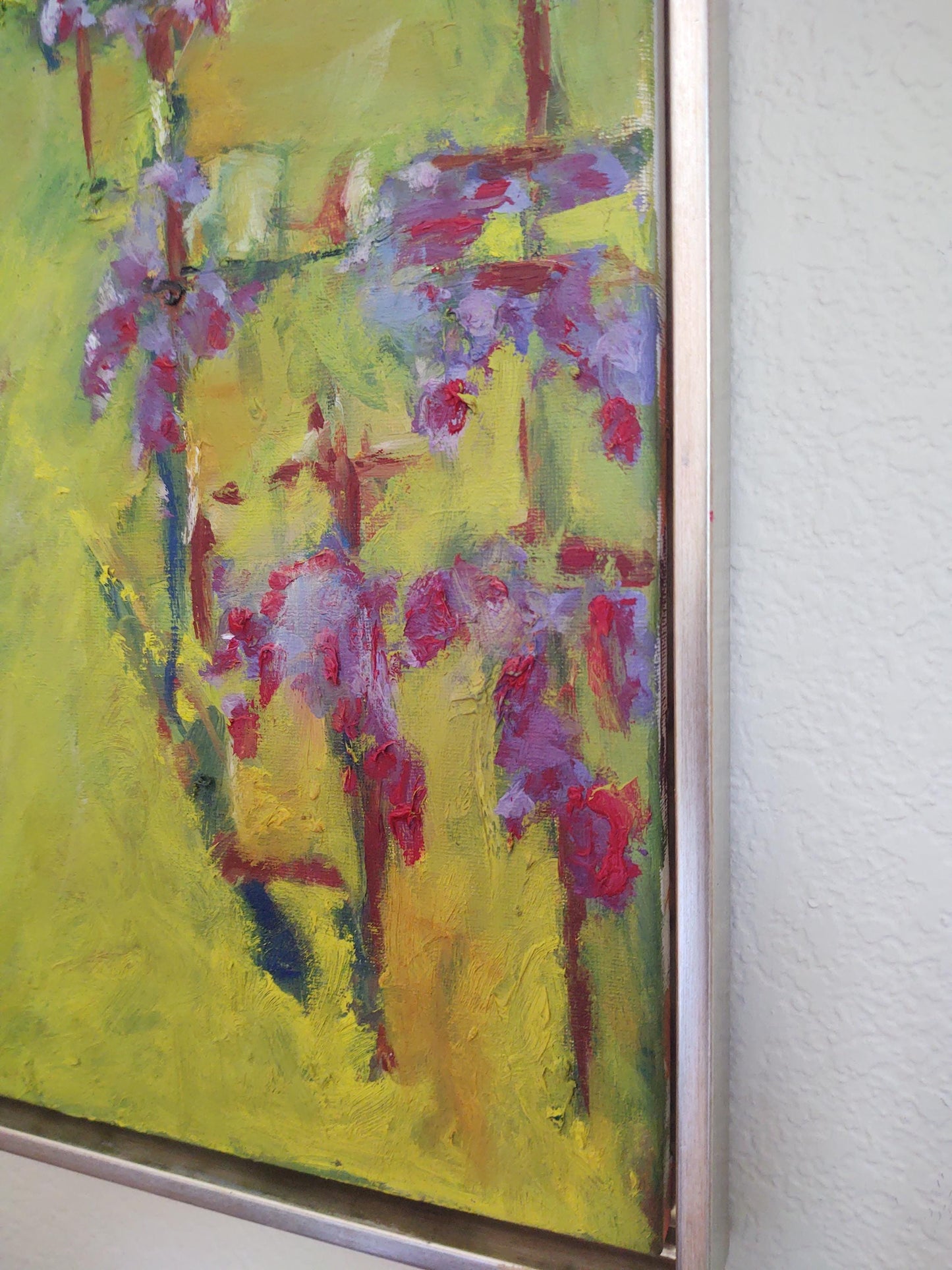 V Pinot Trail 10 x 20 Oil on Canvas