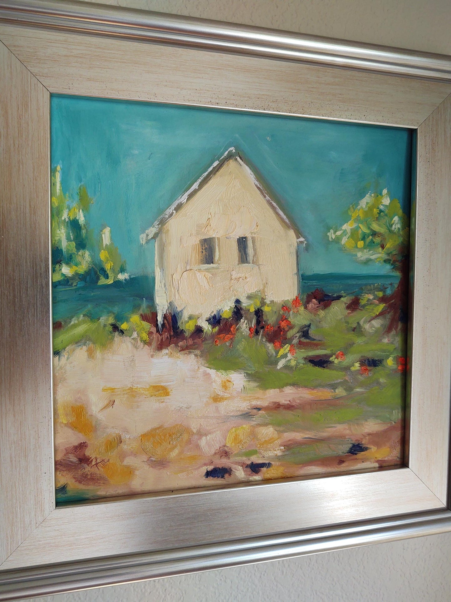 V SOLD Memories of Cape Cod Plein Air 12 x 12 Oil on Board