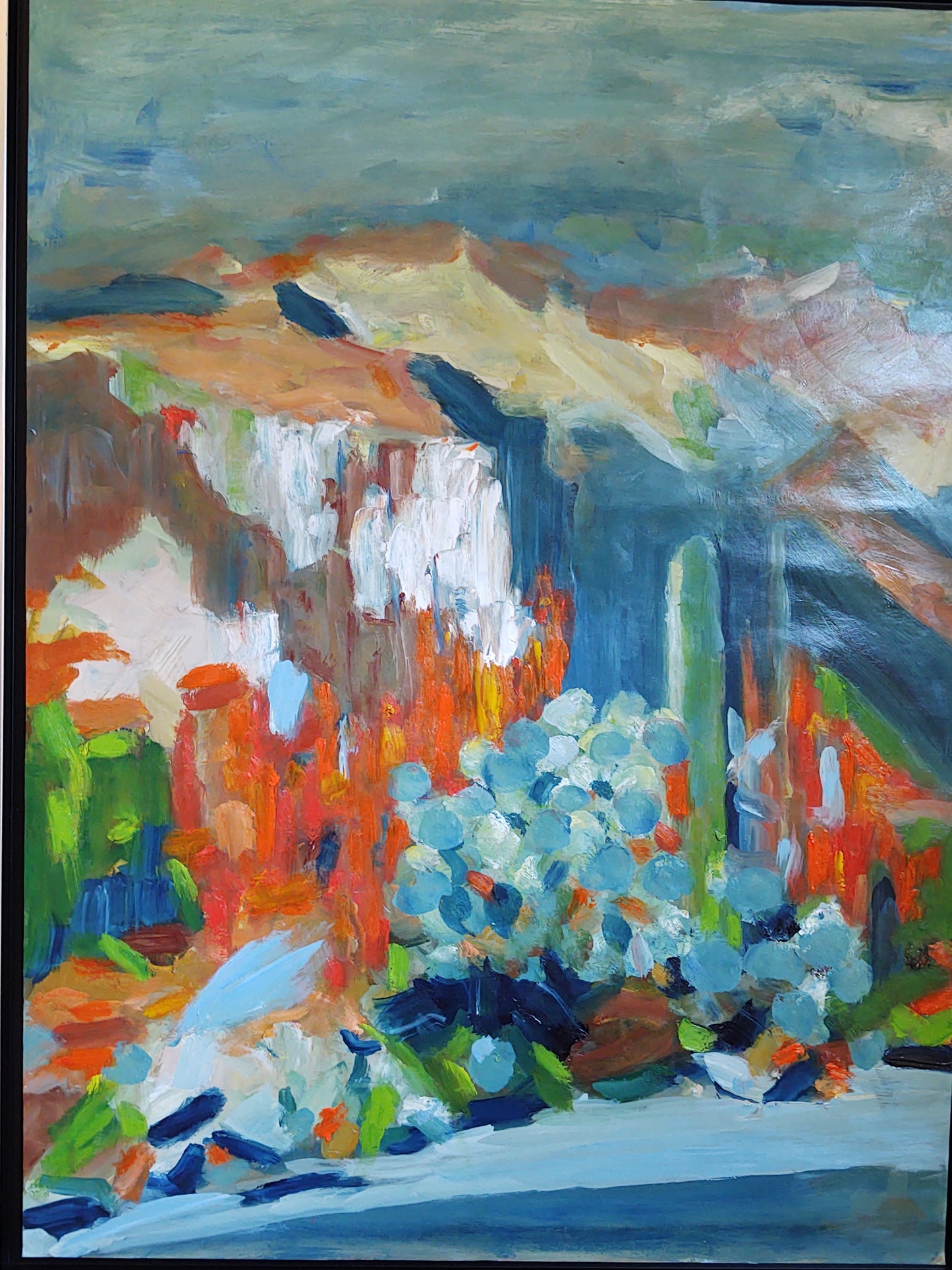 Josia's Embrace Oil on Paper 18 x 24 PRIVATE COLLECTION