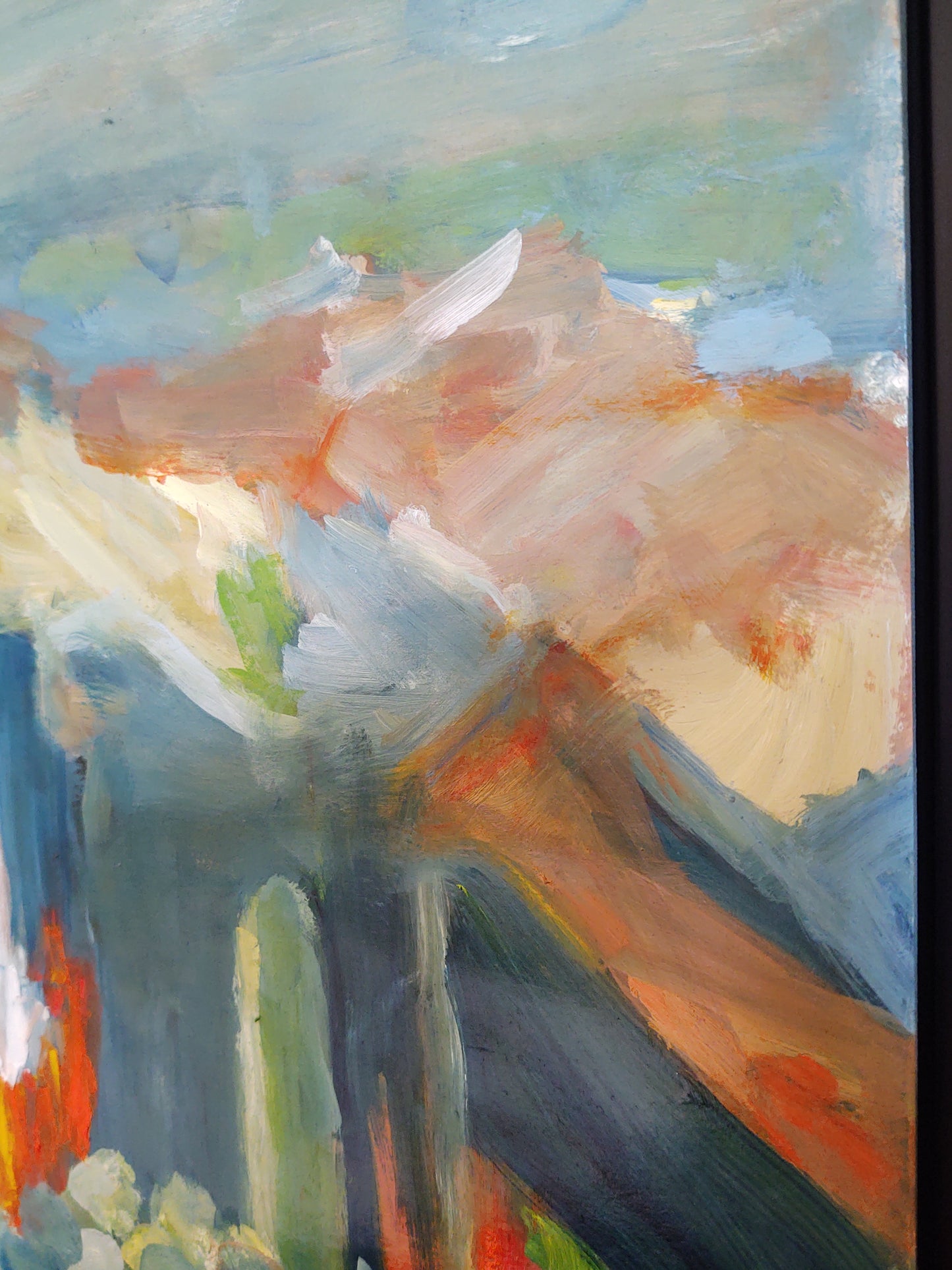 Josia's Embrace Oil on Paper 18 x 24 PRIVATE COLLECTION