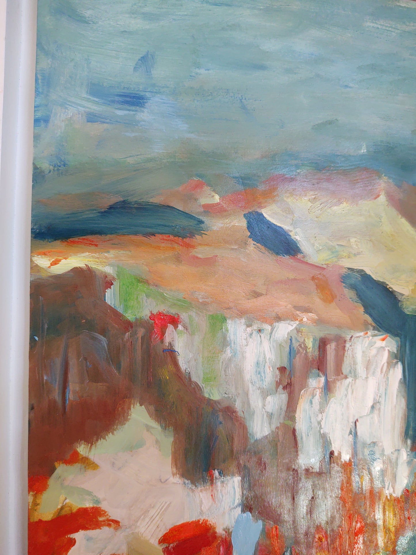Josia's Embrace Oil on Paper 18 x 24 PRIVATE COLLECTION