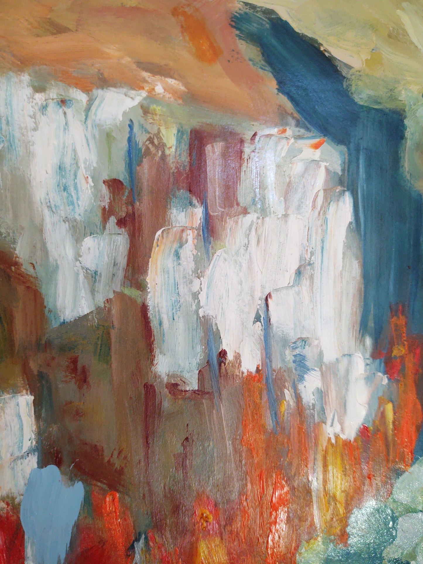 Josia's Embrace Oil on Paper 18 x 24 PRIVATE COLLECTION