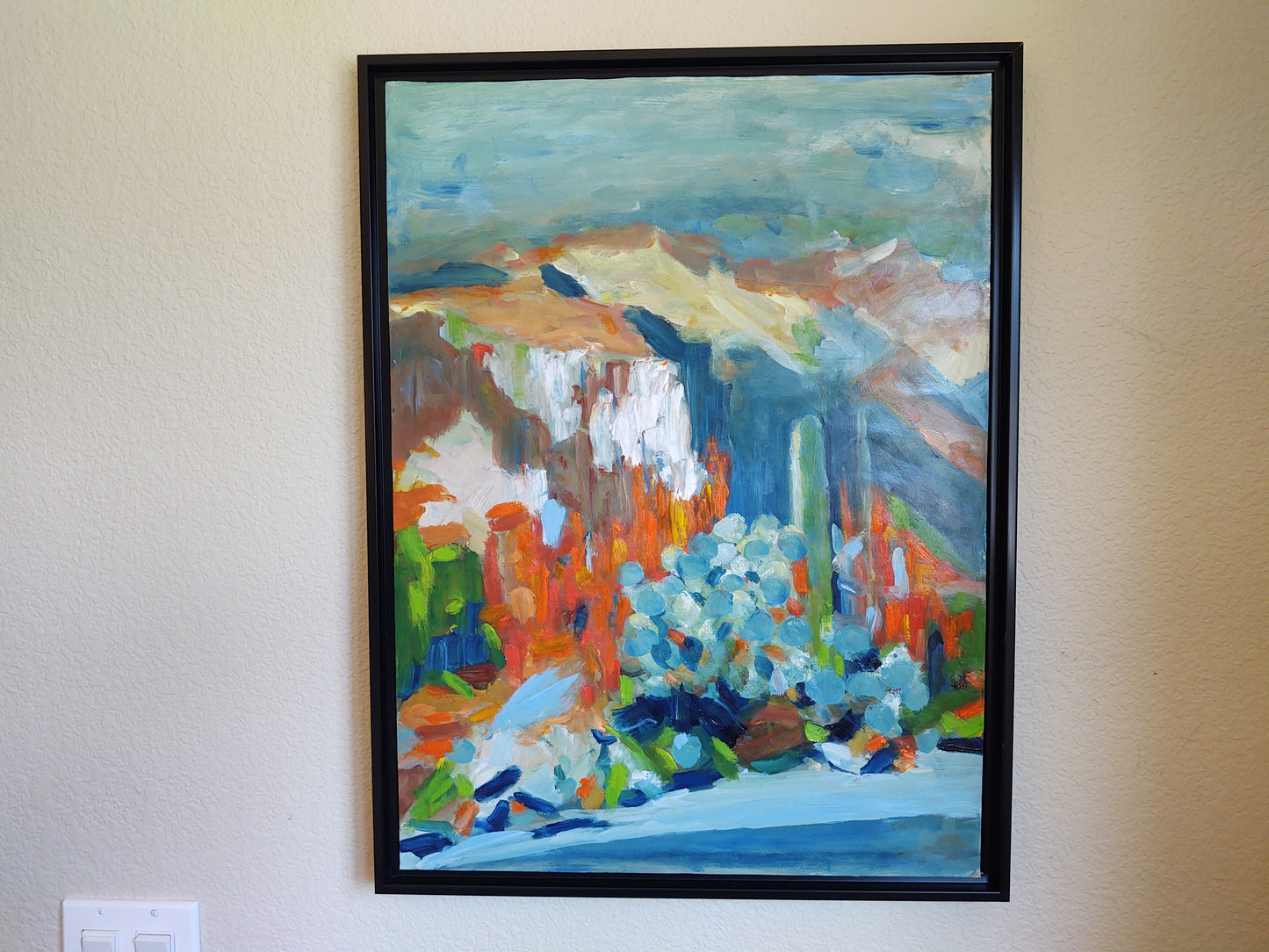 Josia's Embrace Oil on Paper 18 x 24 PRIVATE COLLECTION