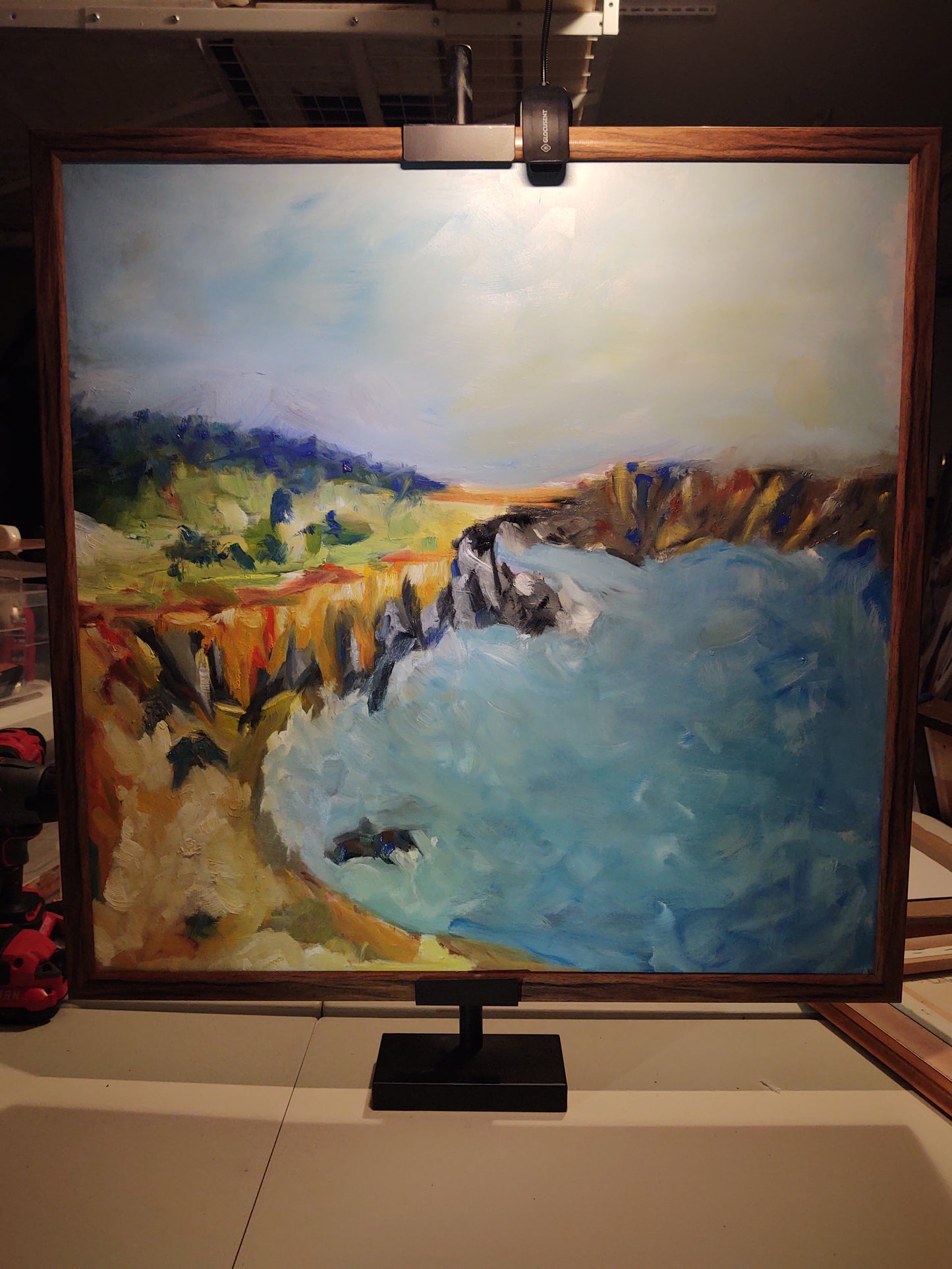 V SEA RANCH CLIFFS 24 x 24 OIl on Board