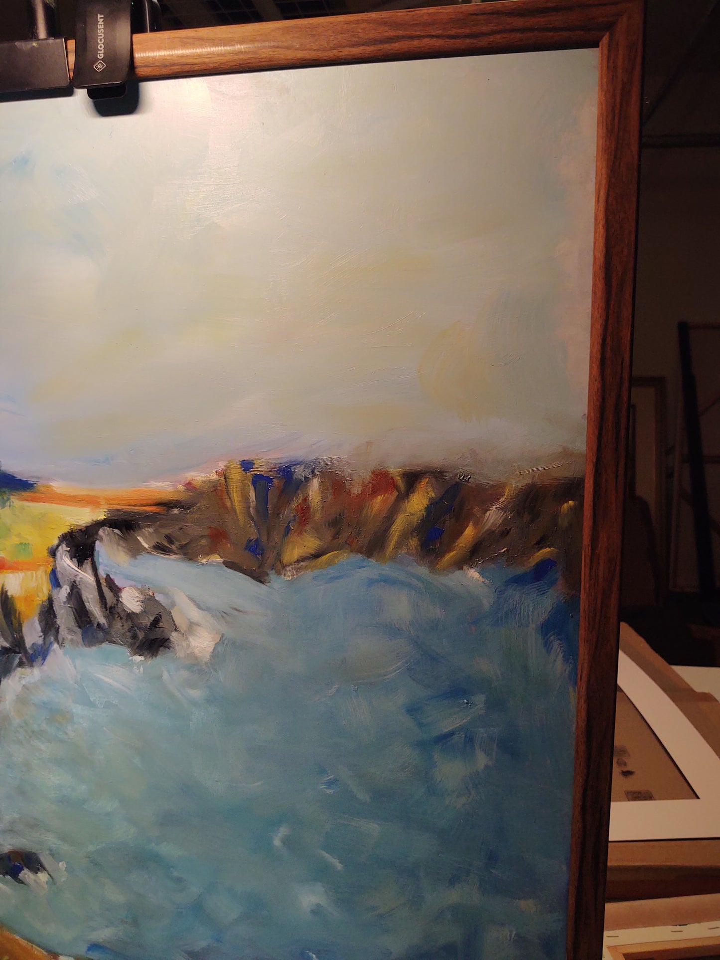 V SEA RANCH CLIFFS 24 x 24 OIl on Board