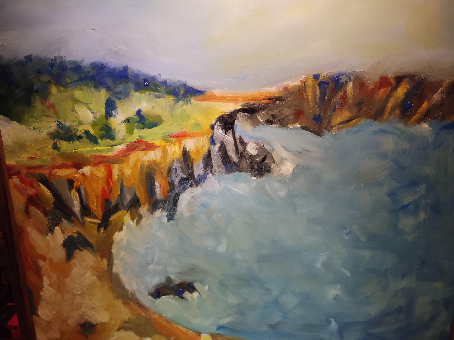 V SEA RANCH CLIFFS 24 x 24 OIl on Board