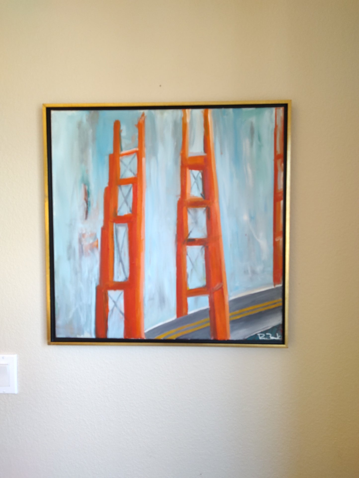 THE BENT GATE 24 x 24 Oil on Canvas