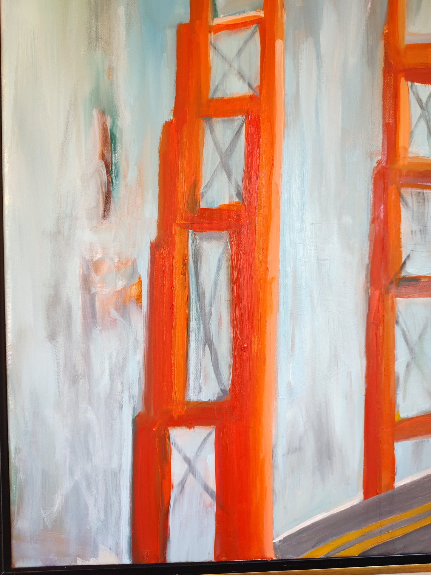 THE BENT GATE 24 x 24 Oil on Canvas