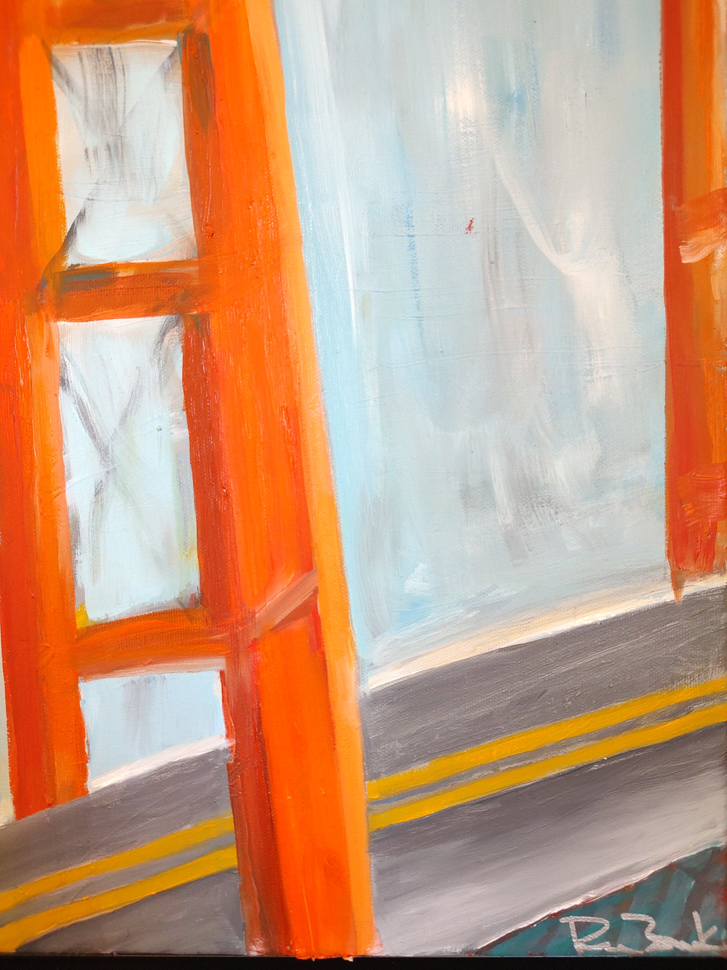 THE BENT GATE 24 x 24 Oil on Canvas