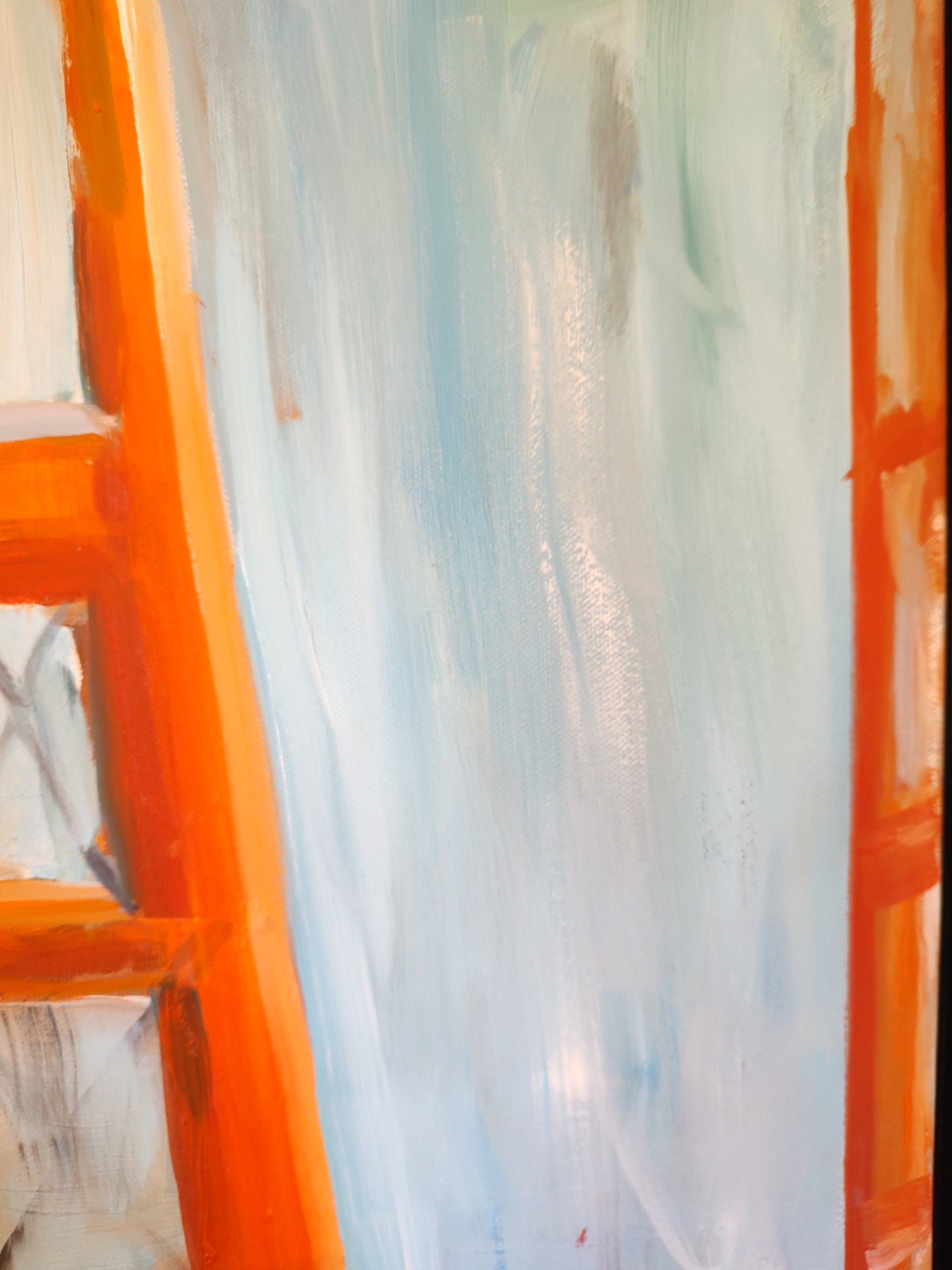 THE BENT GATE 24 x 24 Oil on Canvas