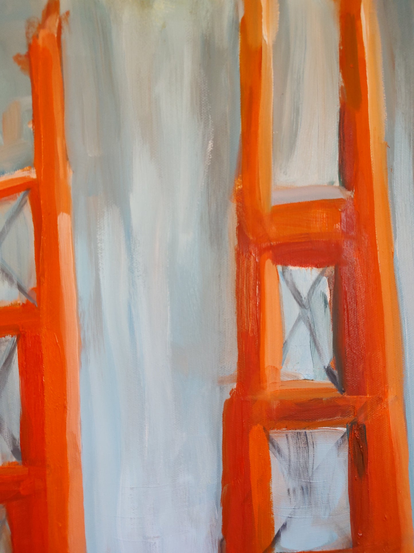 THE BENT GATE 24 x 24 Oil on Canvas