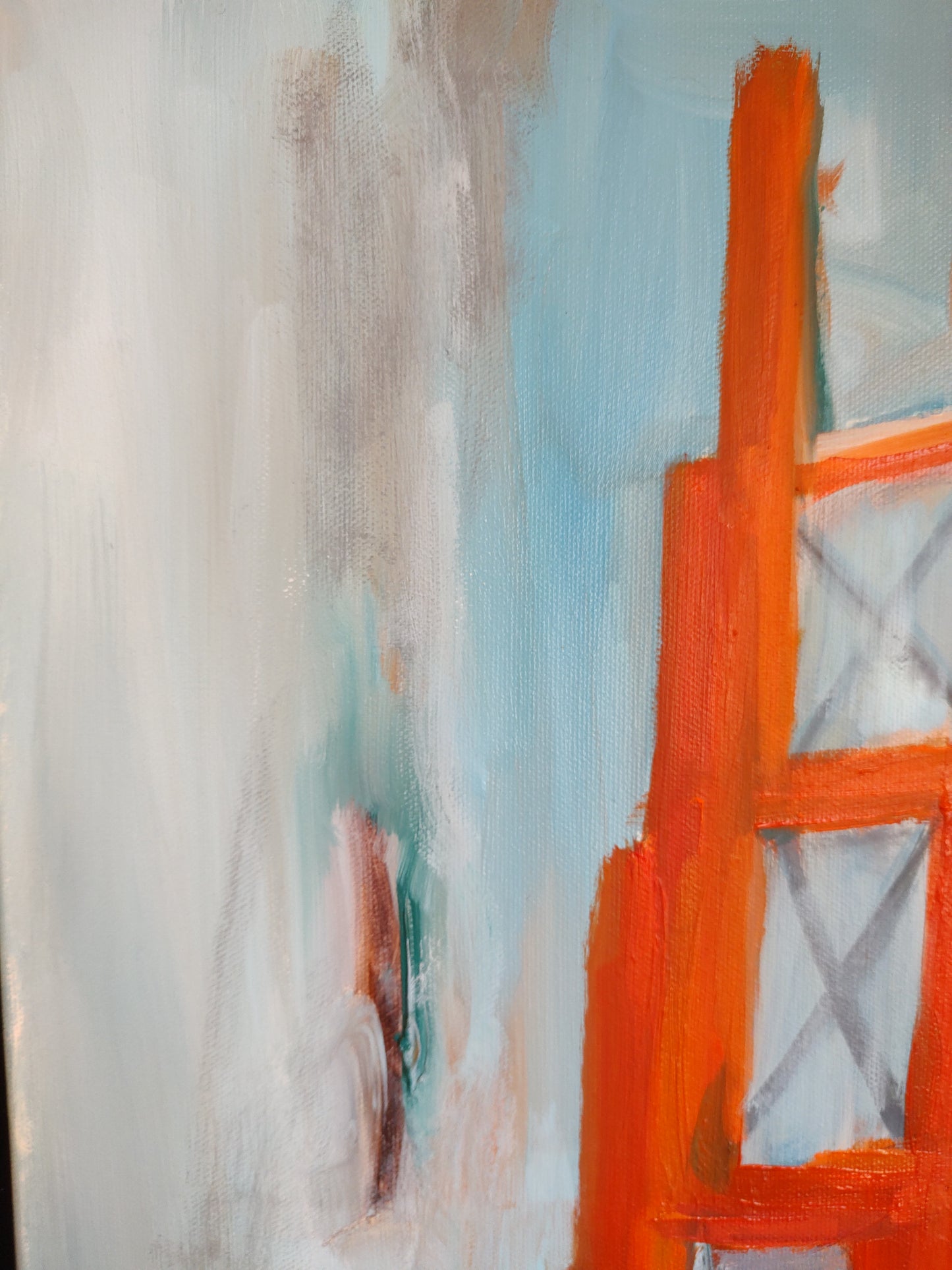 THE BENT GATE 24 x 24 Oil on Canvas
