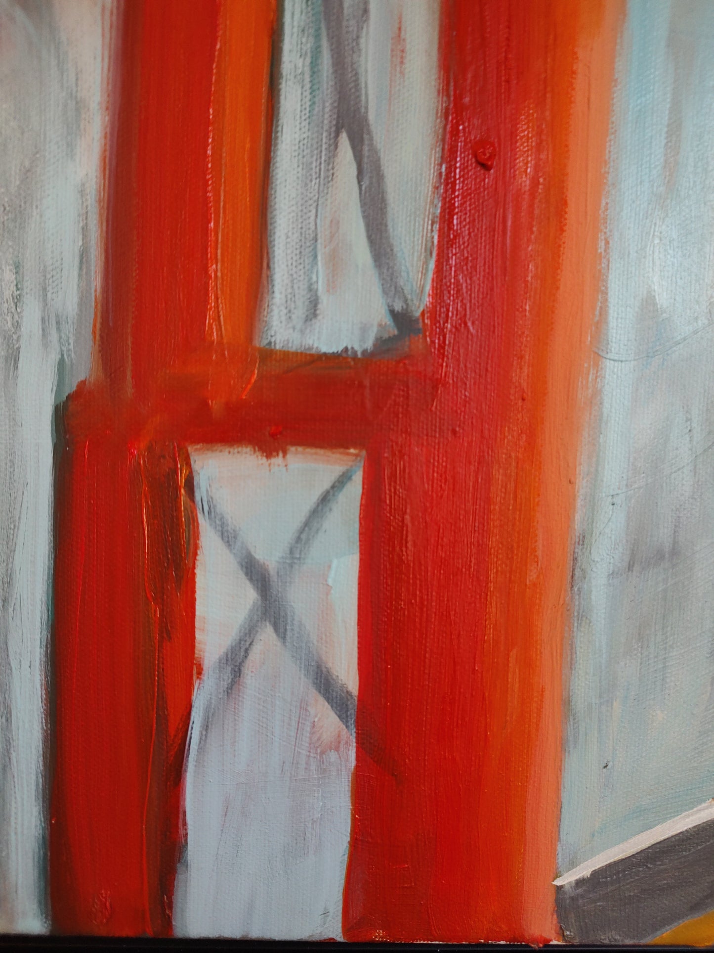 THE BENT GATE 24 x 24 Oil on Canvas