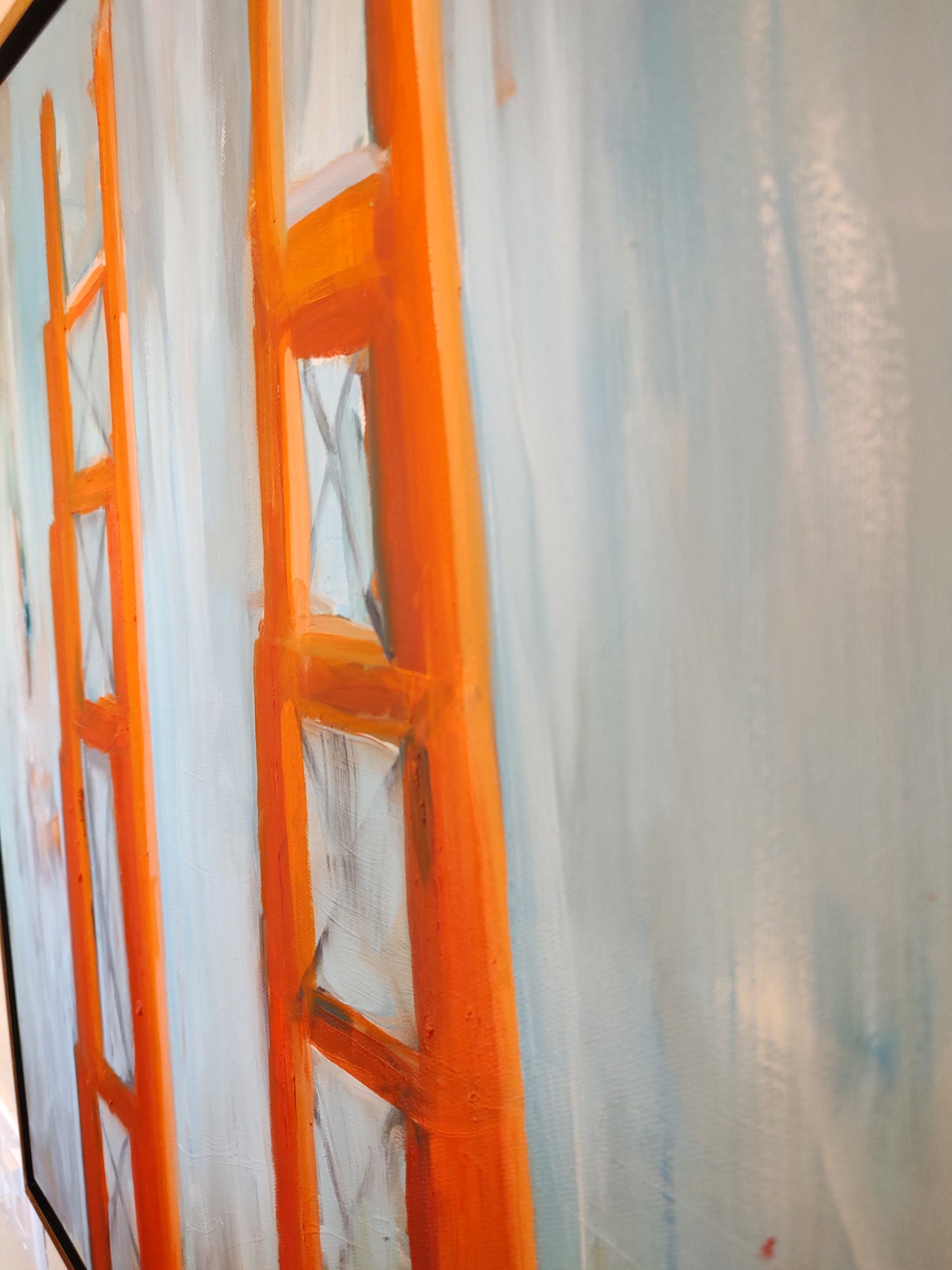 THE BENT GATE 24 x 24 Oil on Canvas