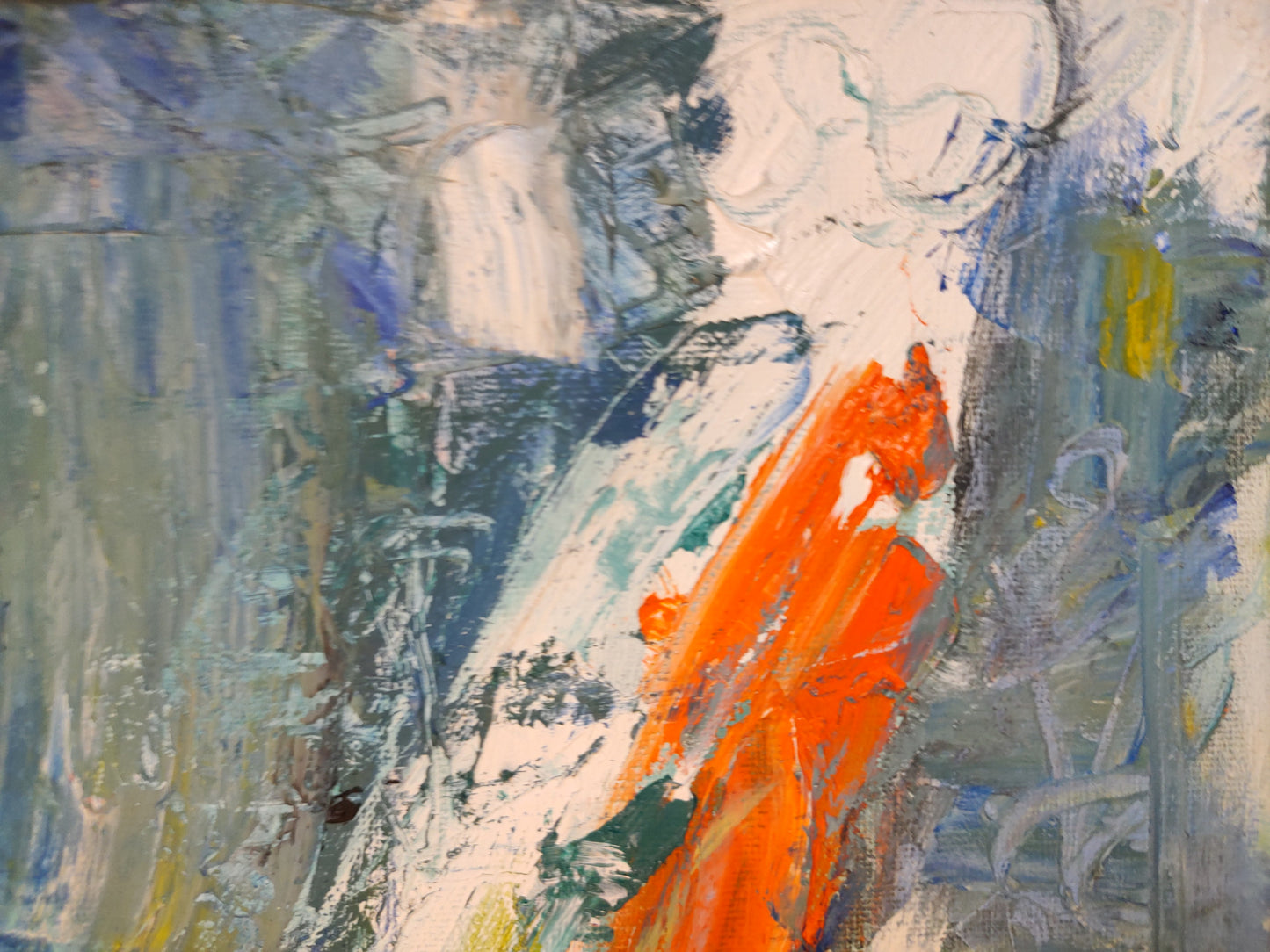 B   Mandarin Sky Strike 8 x 10 Oil on Canvas