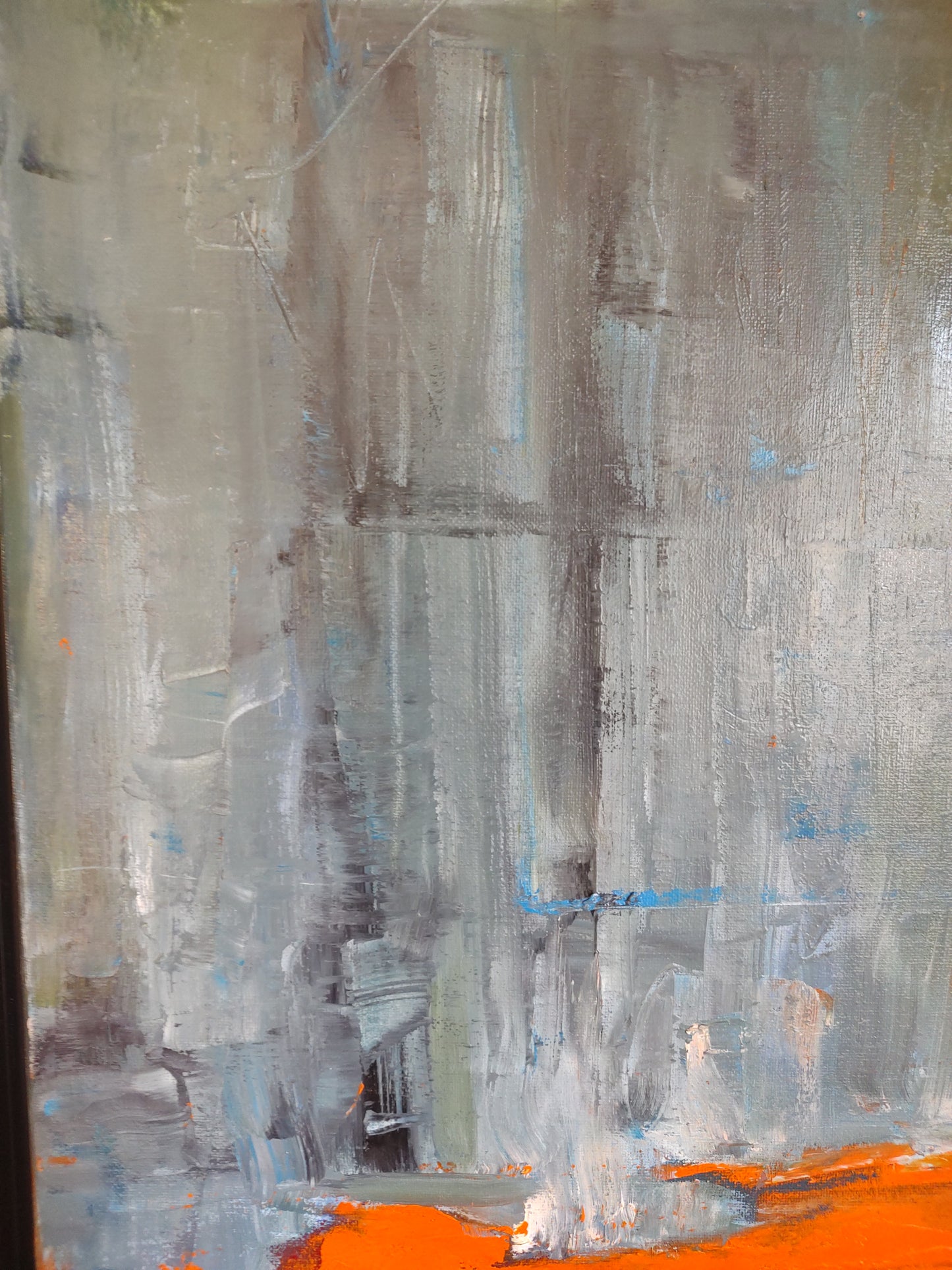 GOLDEN GATE CORAL BLAZE 8 x 24 Oil on Canvas