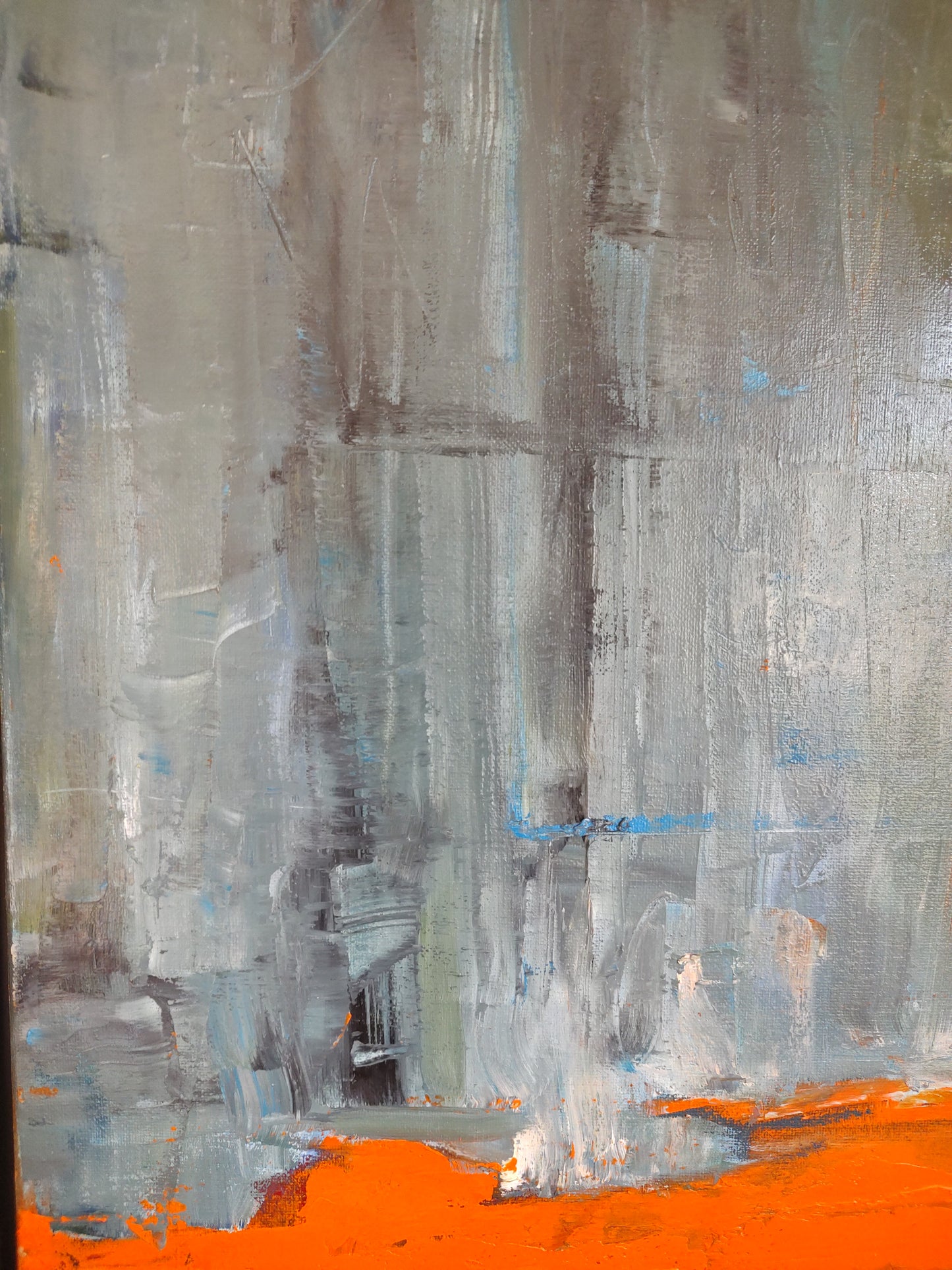 GOLDEN GATE CORAL BLAZE 8 x 24 Oil on Canvas