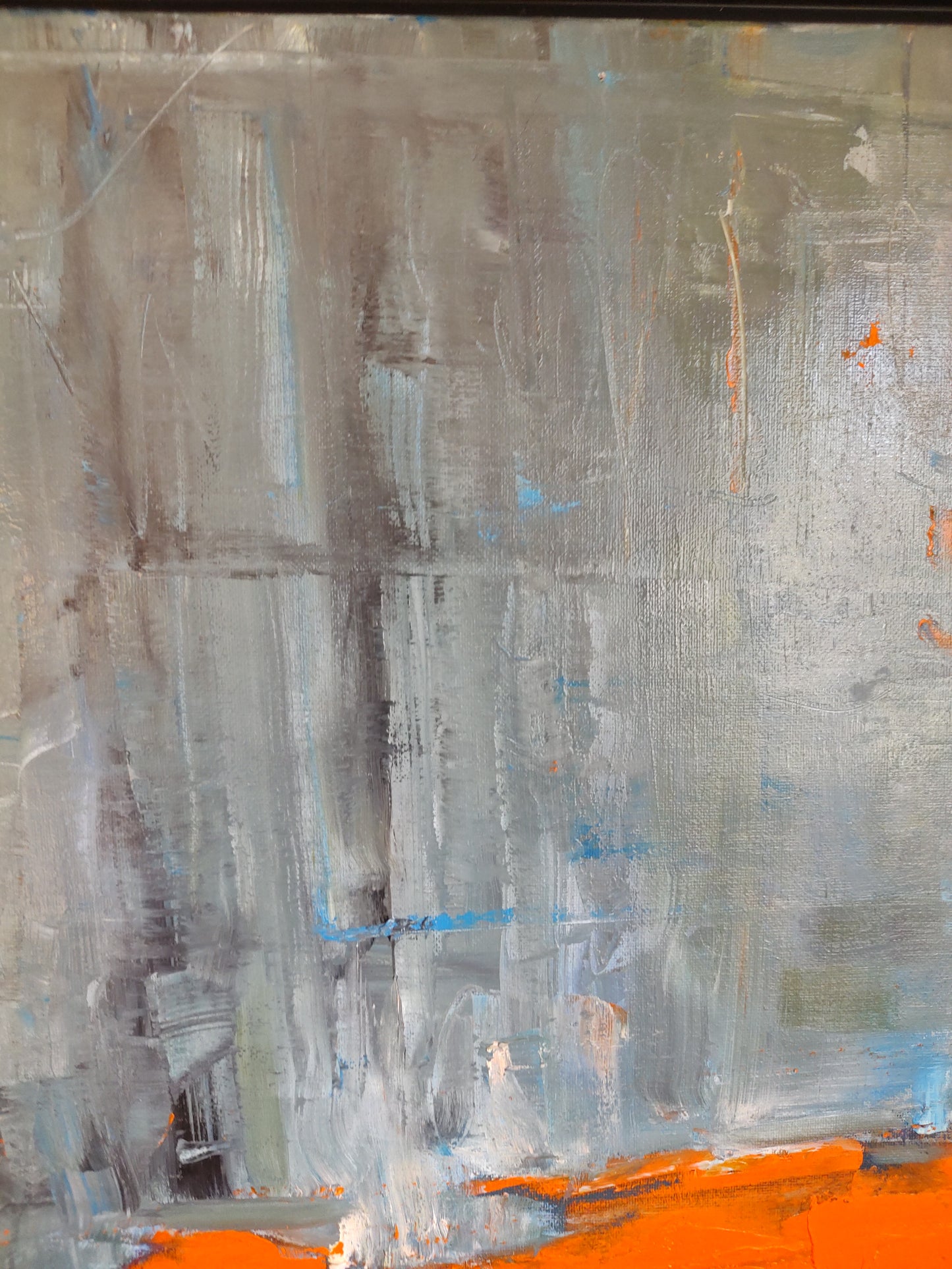 GOLDEN GATE CORAL BLAZE 8 x 24 Oil on Canvas