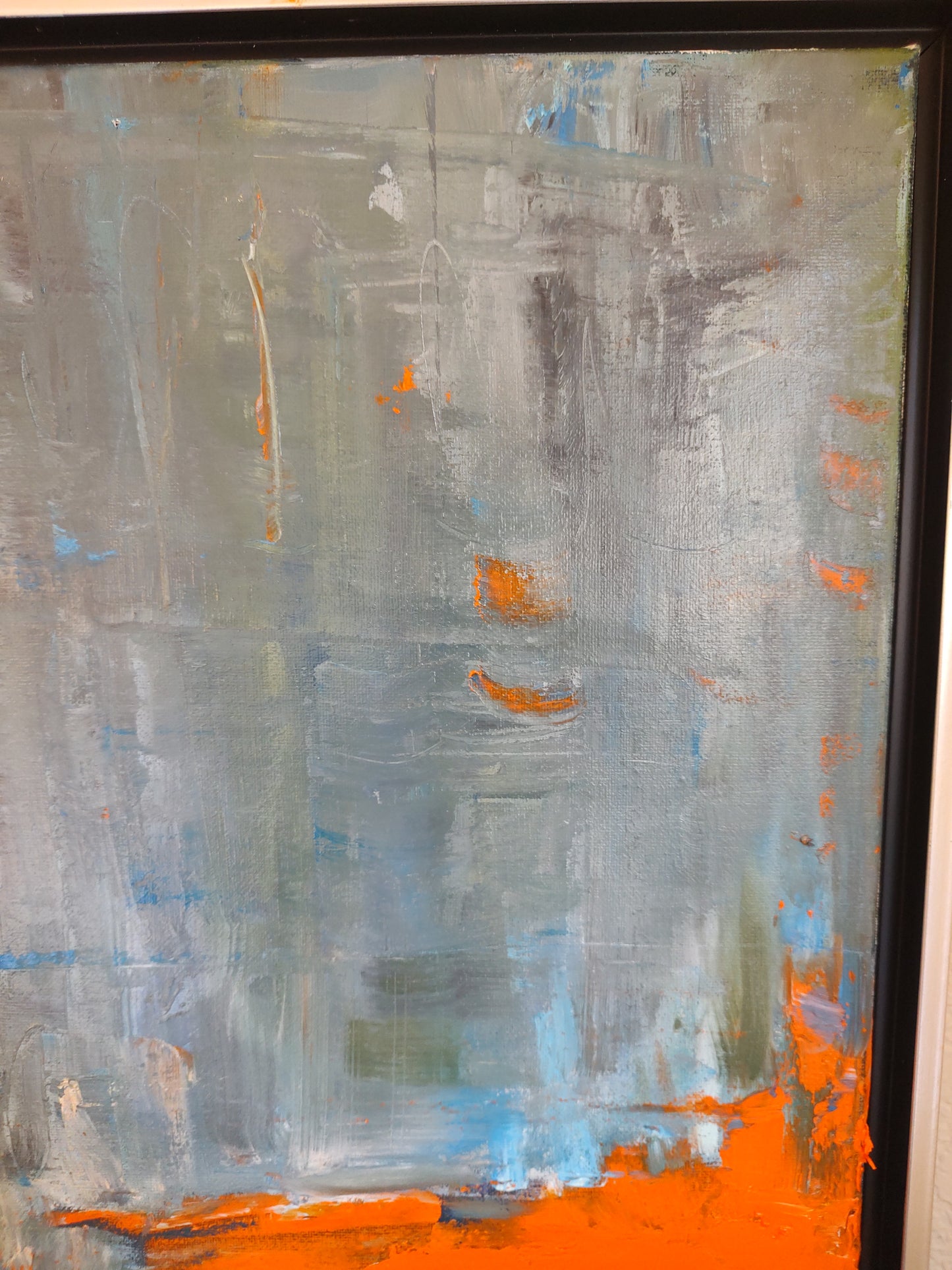 GOLDEN GATE CORAL BLAZE 8 x 24 Oil on Canvas