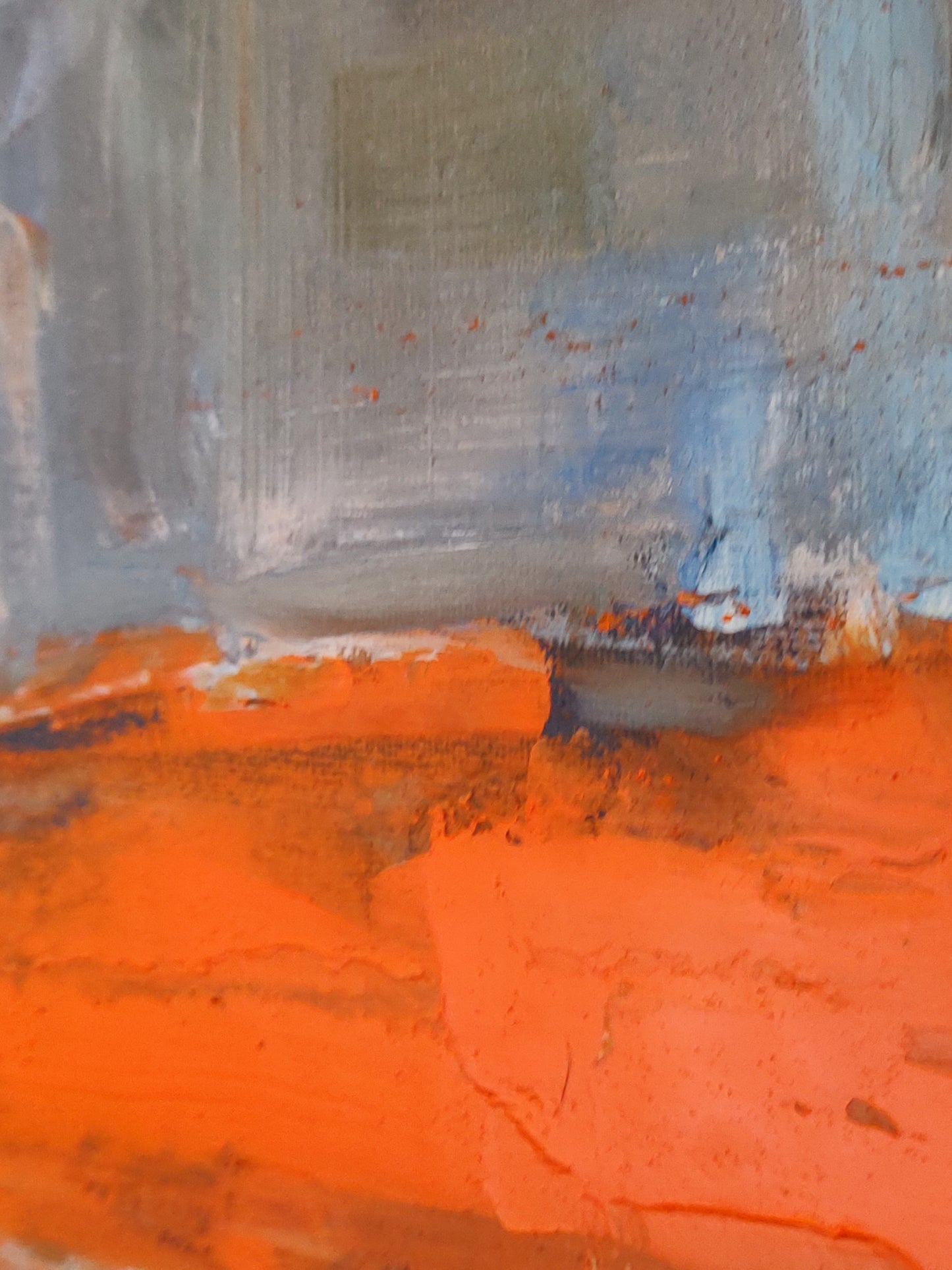 GOLDEN GATE CORAL BLAZE 8 x 24 Oil on Canvas