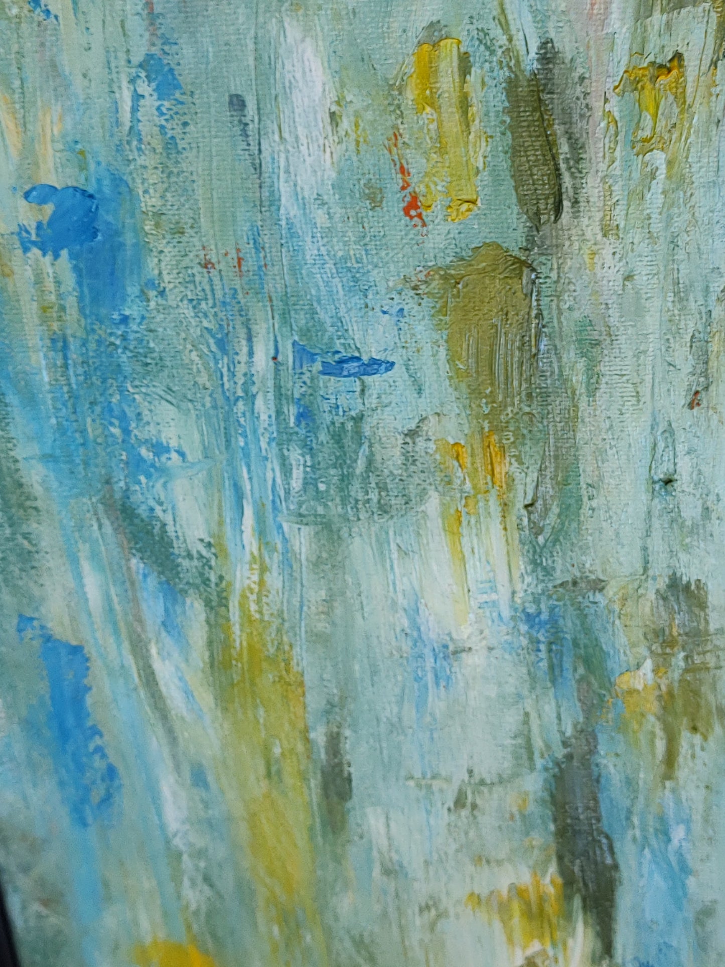 GOLDEN GATE CORAL BLAZE 8 x 24 Oil on Canvas