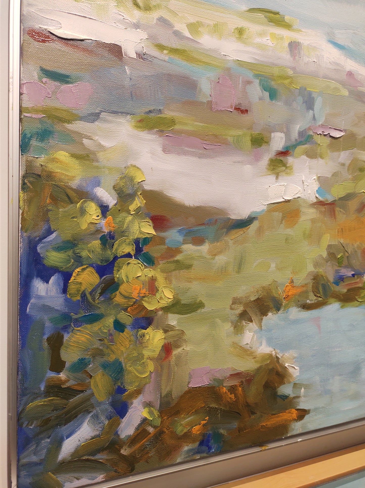 B Russian River Penny Island - 30x48 - Oil on Canvas - Gallery Exhibit