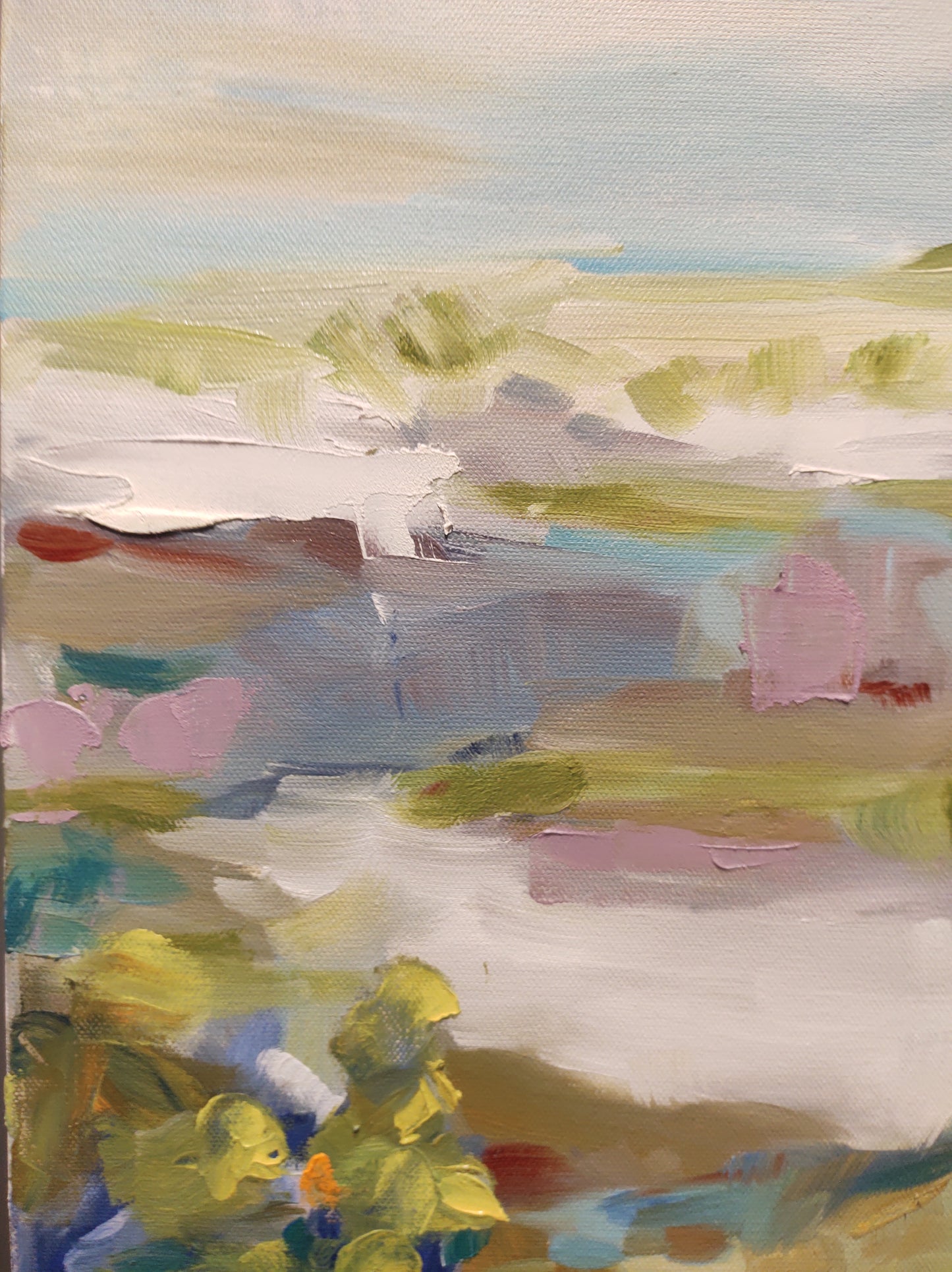 B Russian River Penny Island - 30x48 - Oil on Canvas - Gallery Exhibit