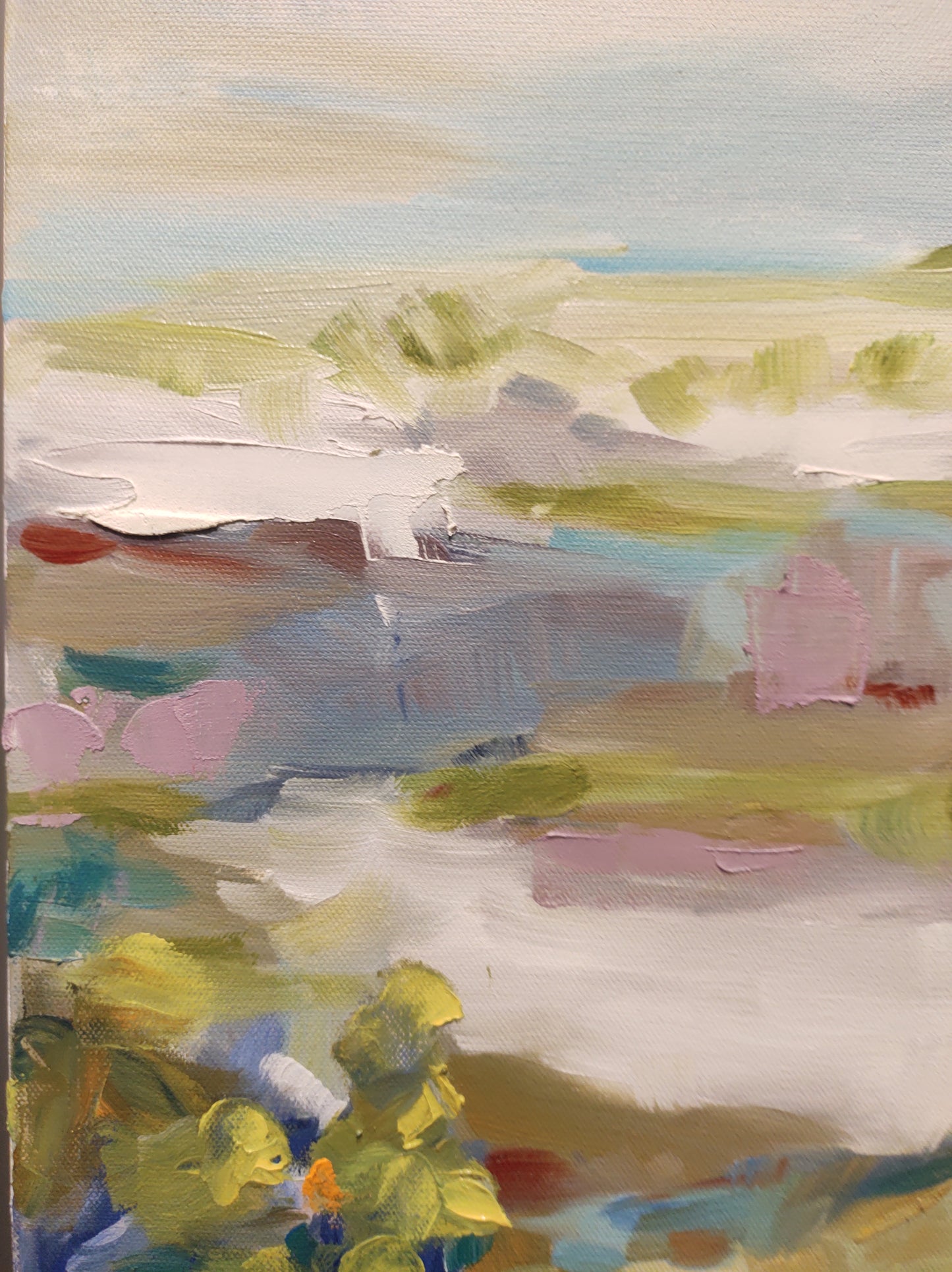 B Russian River Penny Island - 30x48 - Oil on Canvas - Gallery Exhibit
