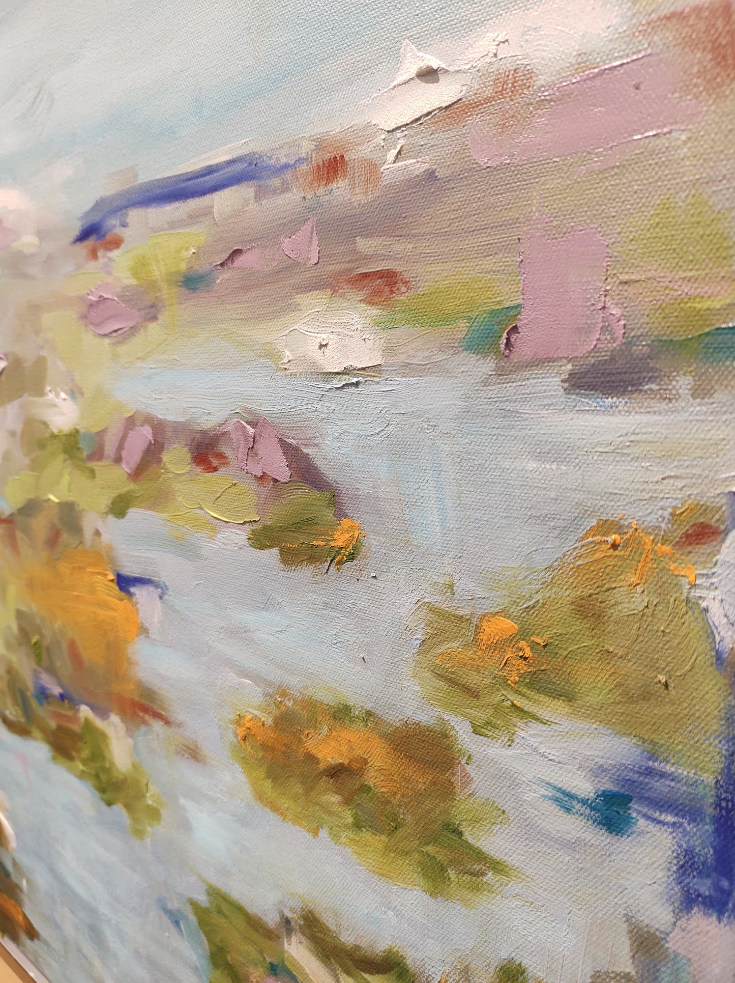 B Russian River Penny Island - 30x48 - Oil on Canvas - Gallery Exhibit