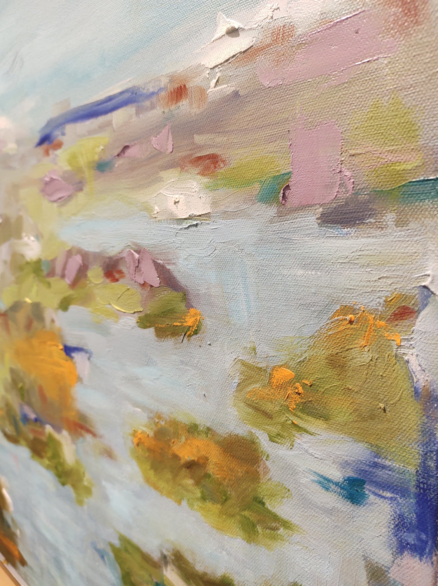 B Russian River Penny Island - 30x48 - Oil on Canvas - Gallery Exhibit