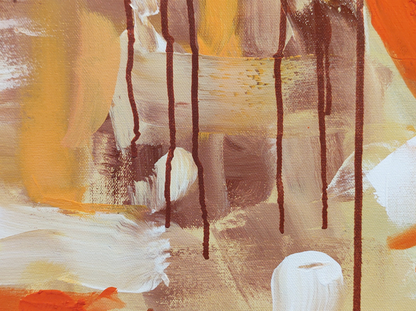 B Chardonnay Refraction - 36x36 - Mixed Media - Gallery Exhibit