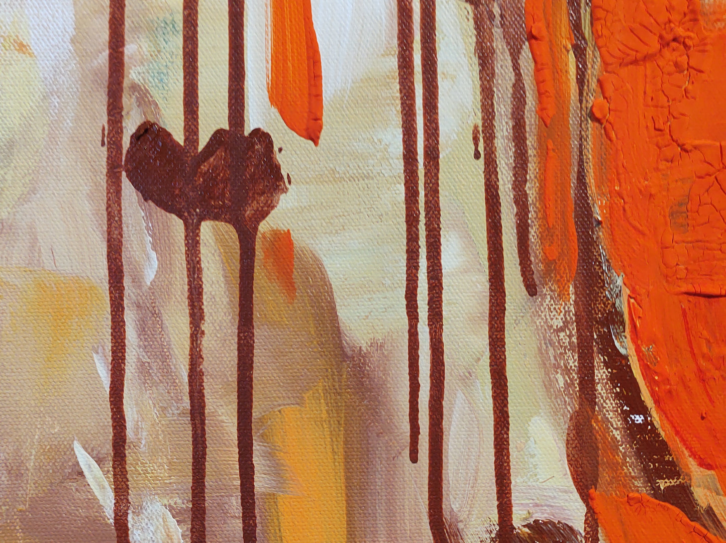 B Chardonnay Refraction - 36x36 - Mixed Media - Gallery Exhibit