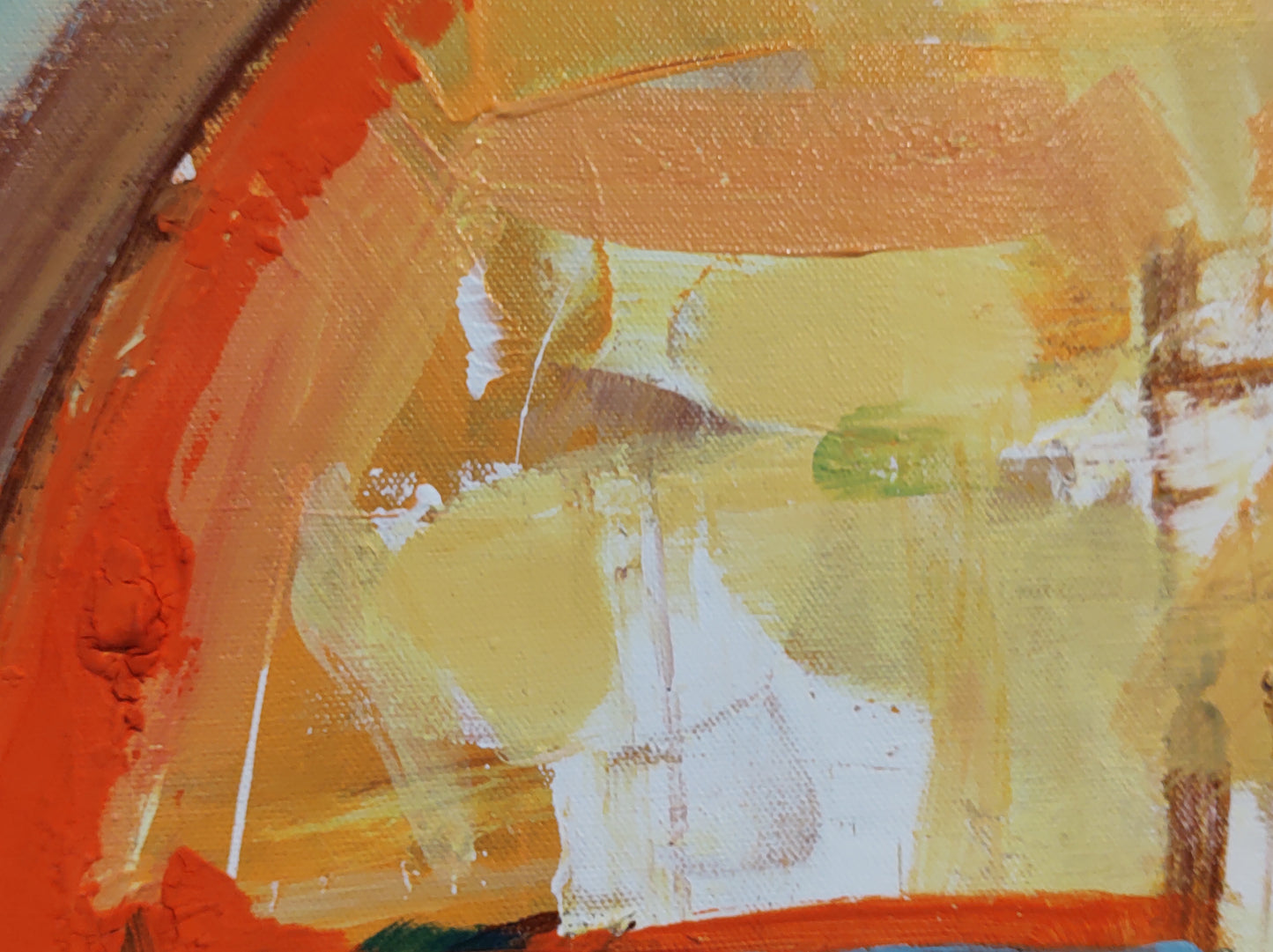 B Chardonnay Refraction - 36x36 - Mixed Media - Gallery Exhibit