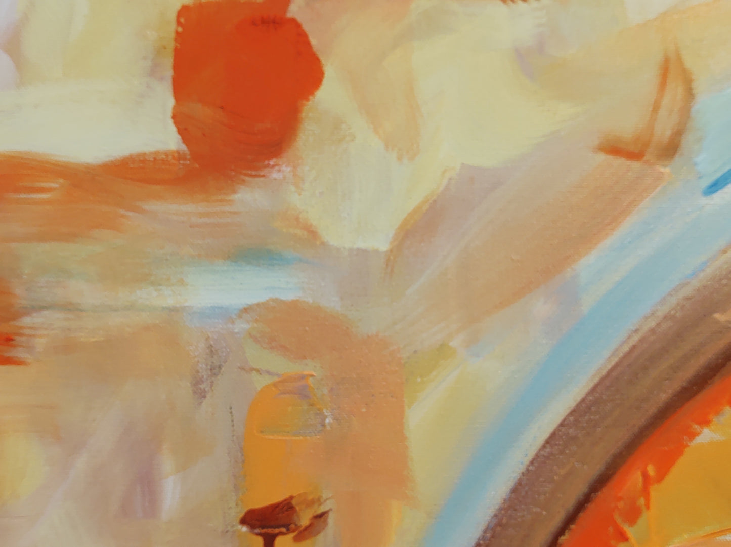 B Chardonnay Refraction - 36x36 - Mixed Media - Gallery Exhibit
