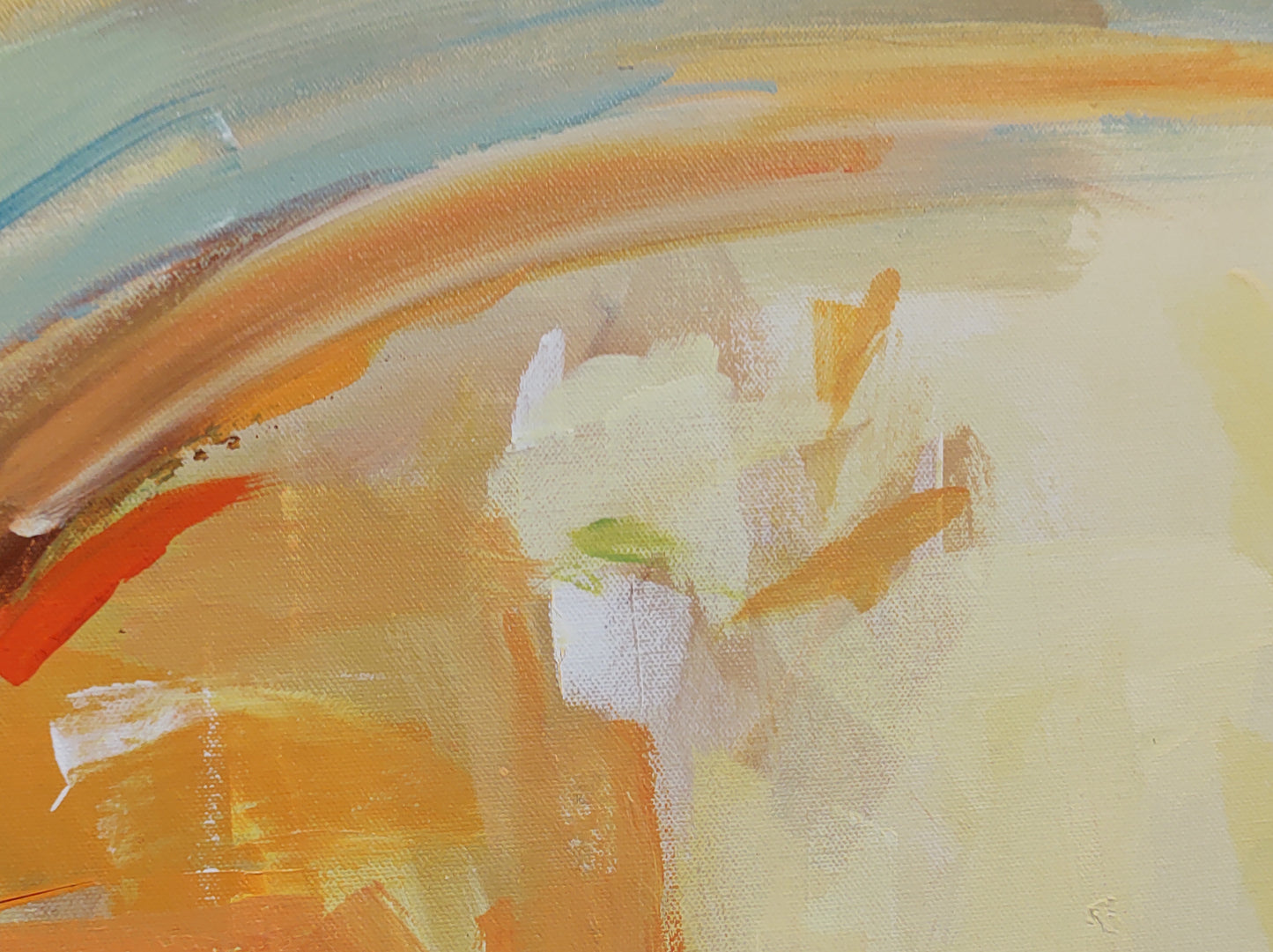 B Chardonnay Refraction - 36x36 - Mixed Media - Gallery Exhibit