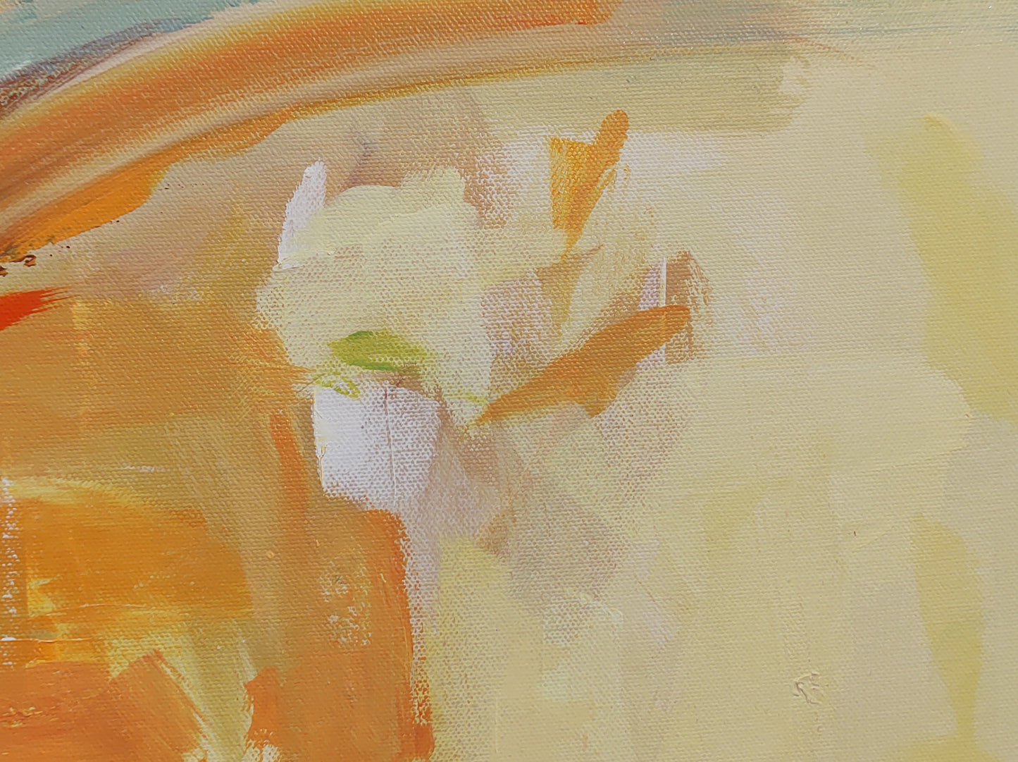 B Chardonnay Refraction - 36x36 - Mixed Media - Gallery Exhibit