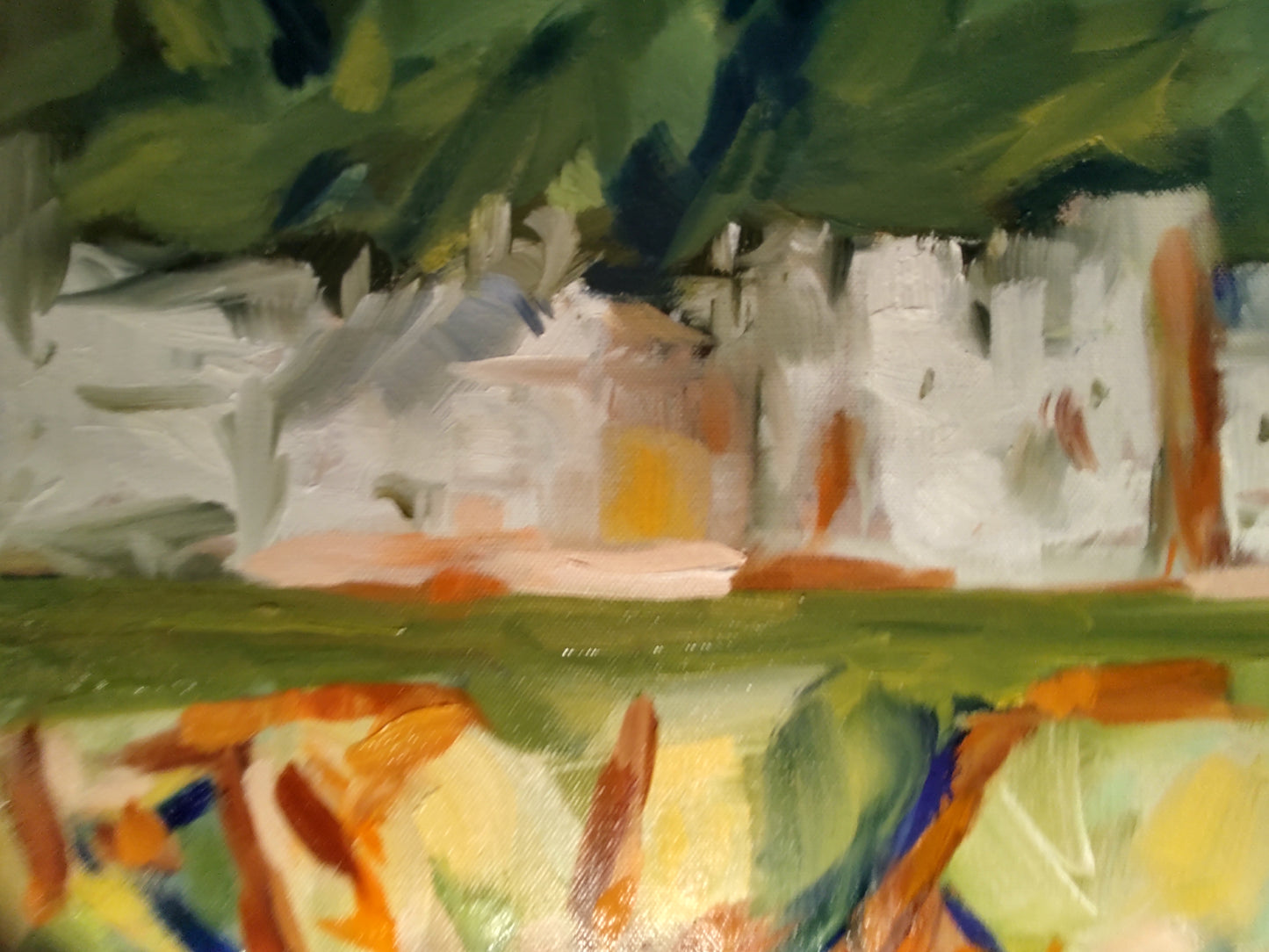 PA- DILLON BEACH-OCEANA FROM THE SEA 36 x 36 Oil on Canvas GALLERY EXHIBIT