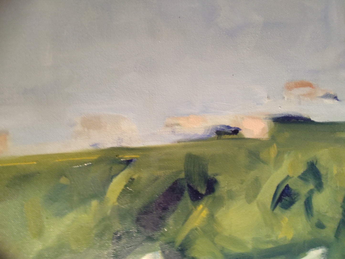 PA- DILLON BEACH-OCEANA FROM THE SEA 36 x 36 Oil on Canvas GALLERY EXHIBIT