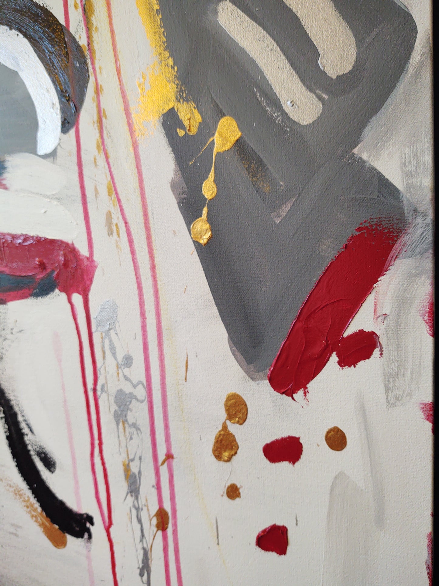 V Shaken and Stirred - 48x60 - Abstract Diptych - Gallery Exhibit