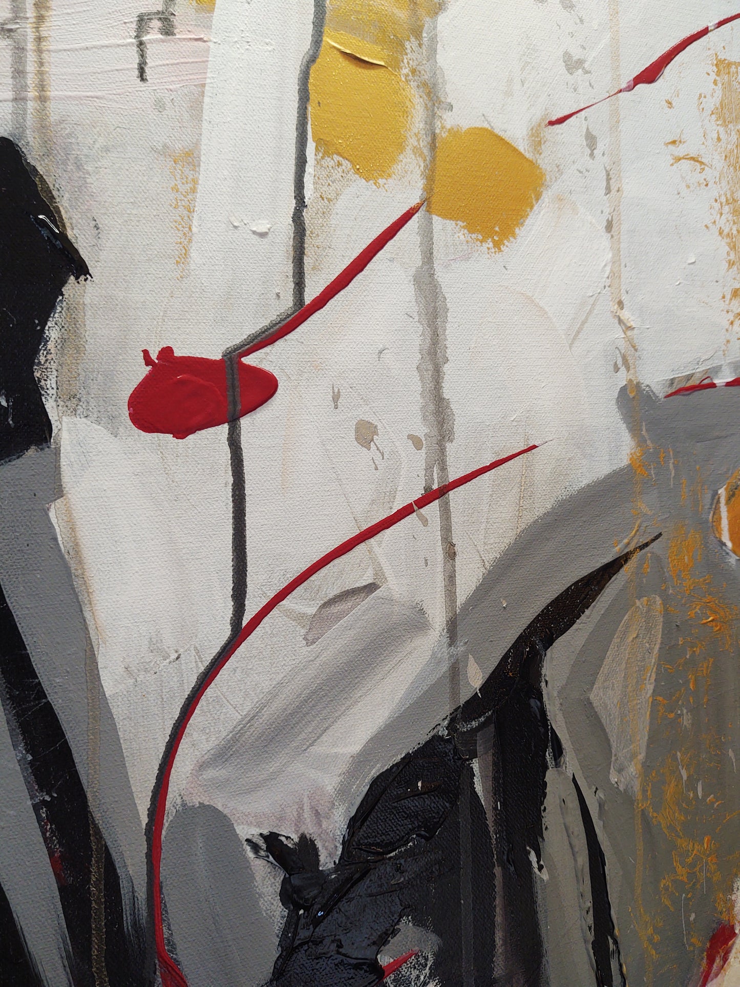 V Shaken and Stirred - 48x60 - Abstract Diptych - Gallery Exhibit
