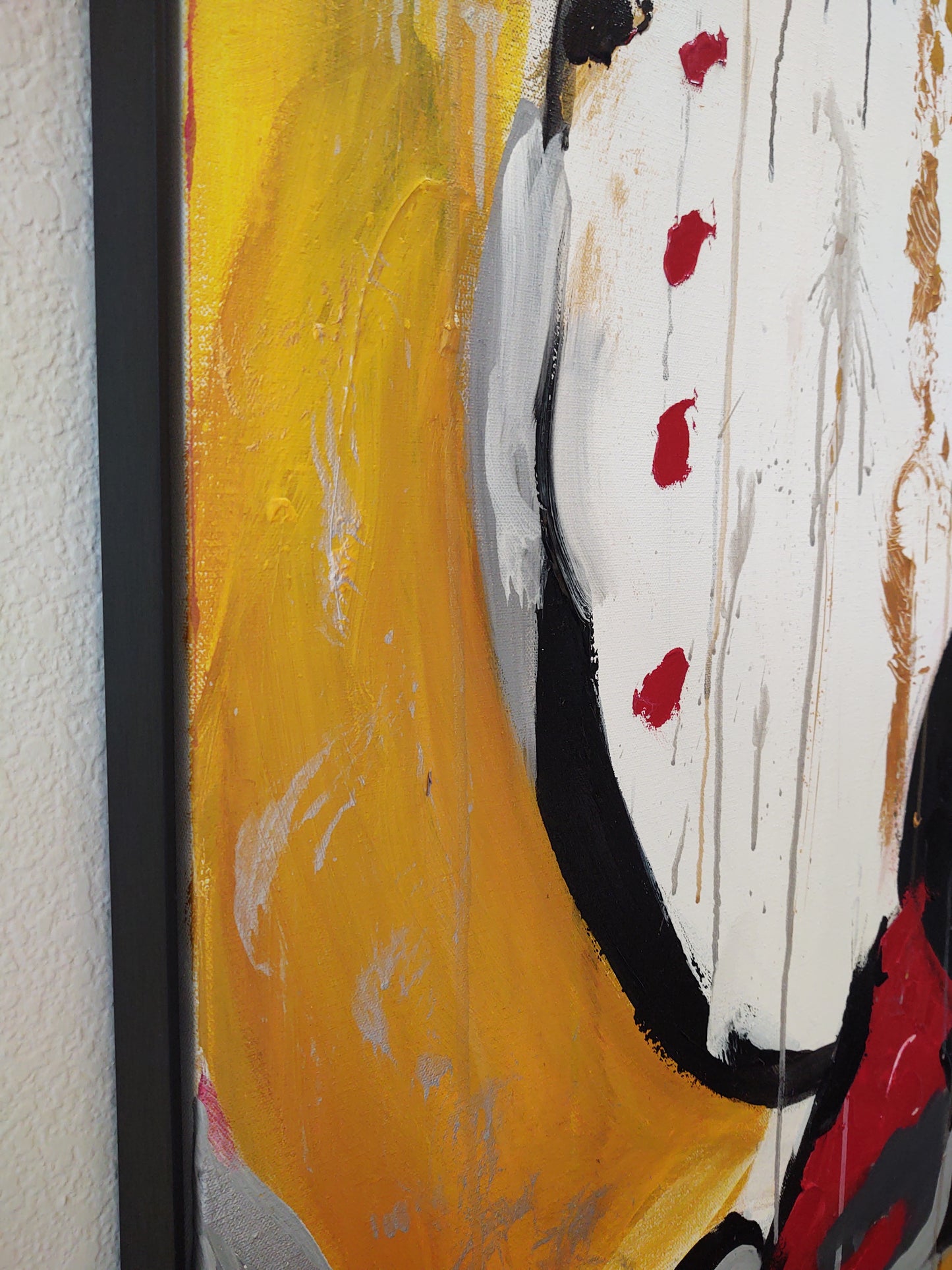 V Shaken and Stirred - 48x60 - Abstract Diptych - Gallery Exhibit