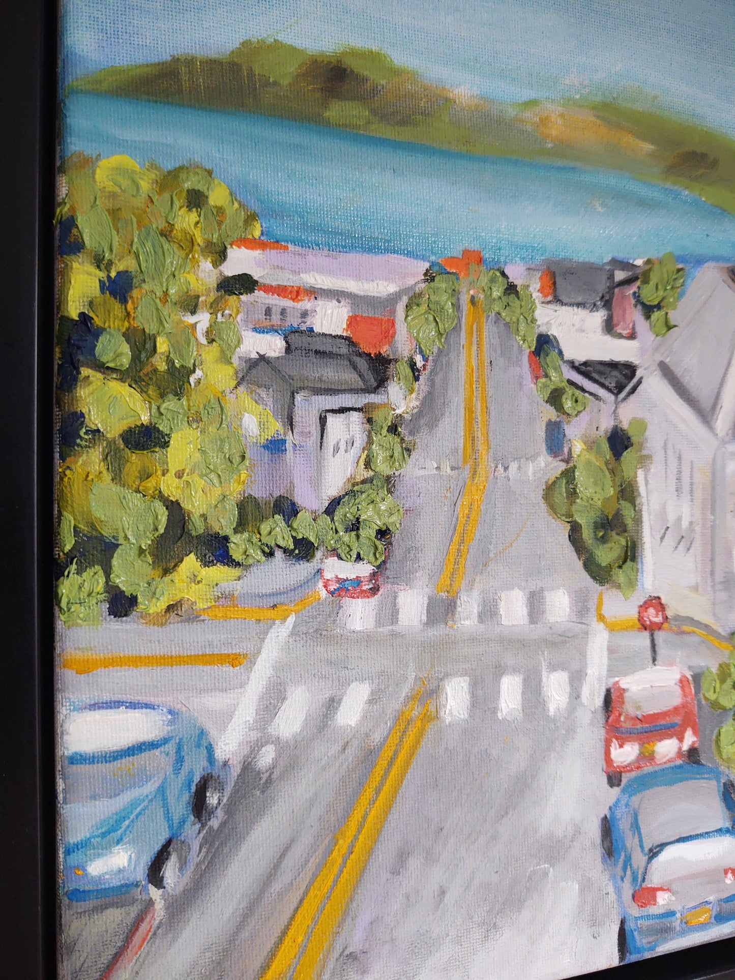 V Divisadero St. & Broadway 9 x 12 Oil on Canvas GAllery Exhibit