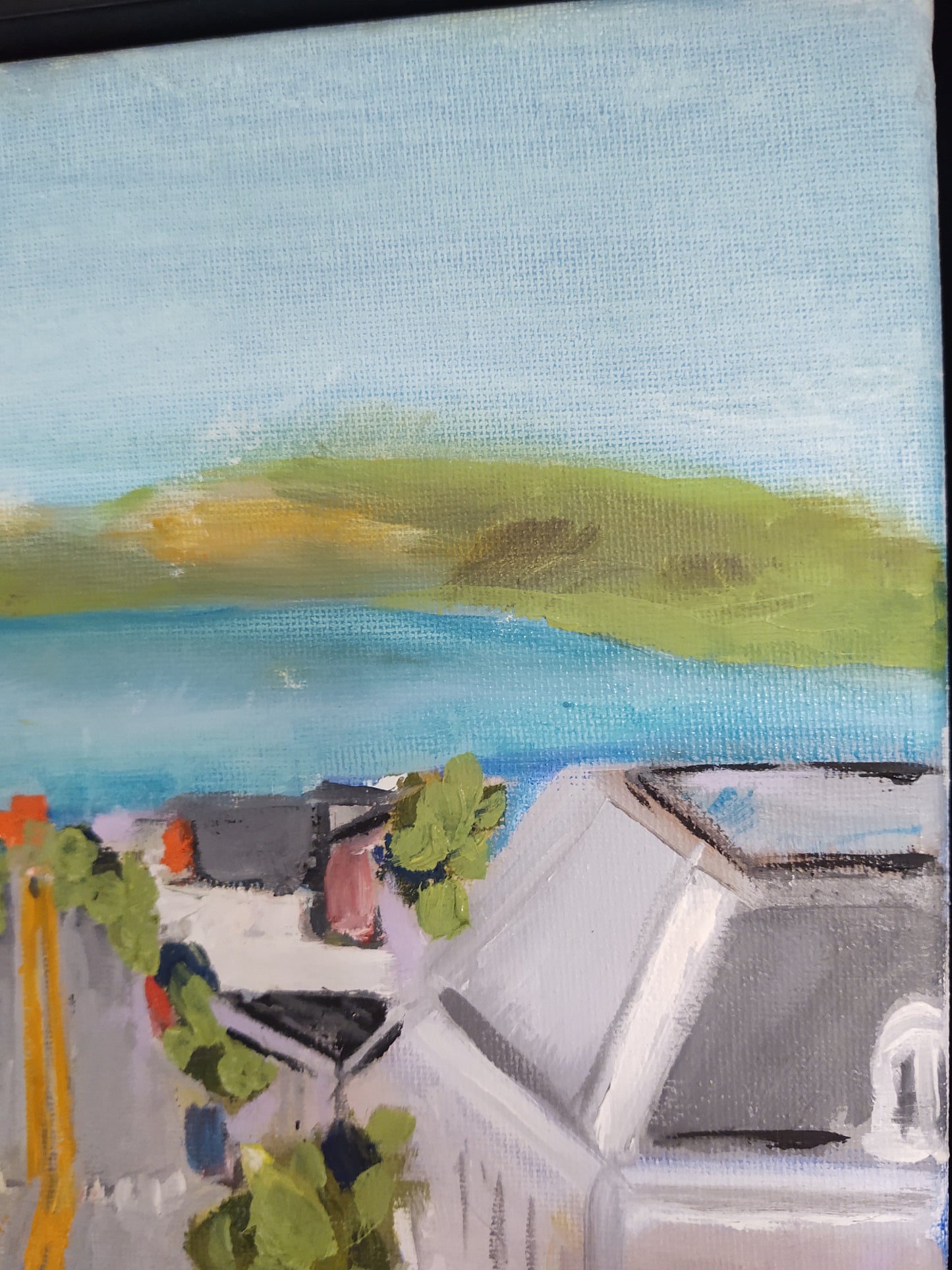V Divisadero St. & Broadway 9 x 12 Oil on Canvas GAllery Exhibit