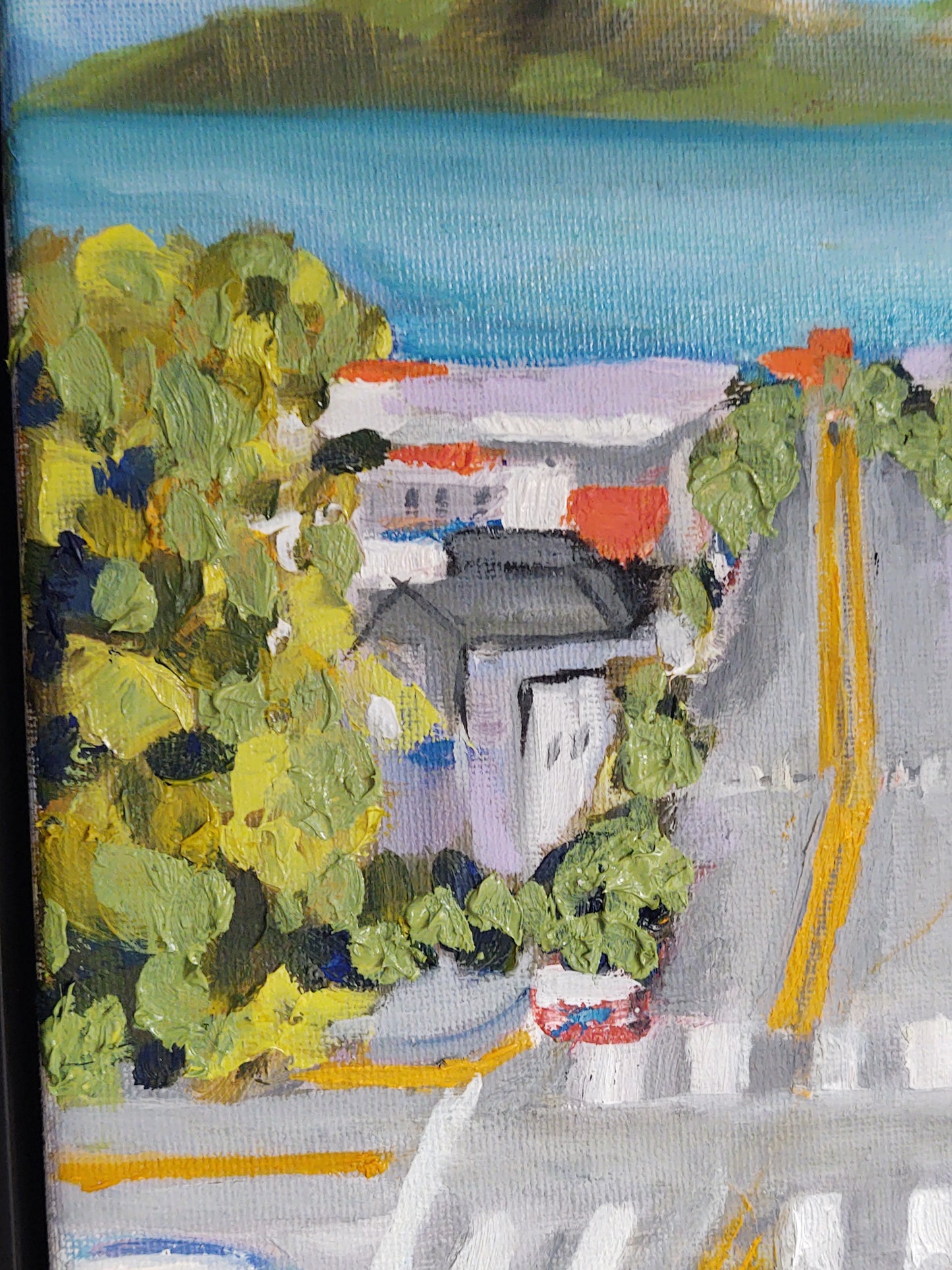 V Divisadero St. & Broadway 9 x 12 Oil on Canvas GAllery Exhibit