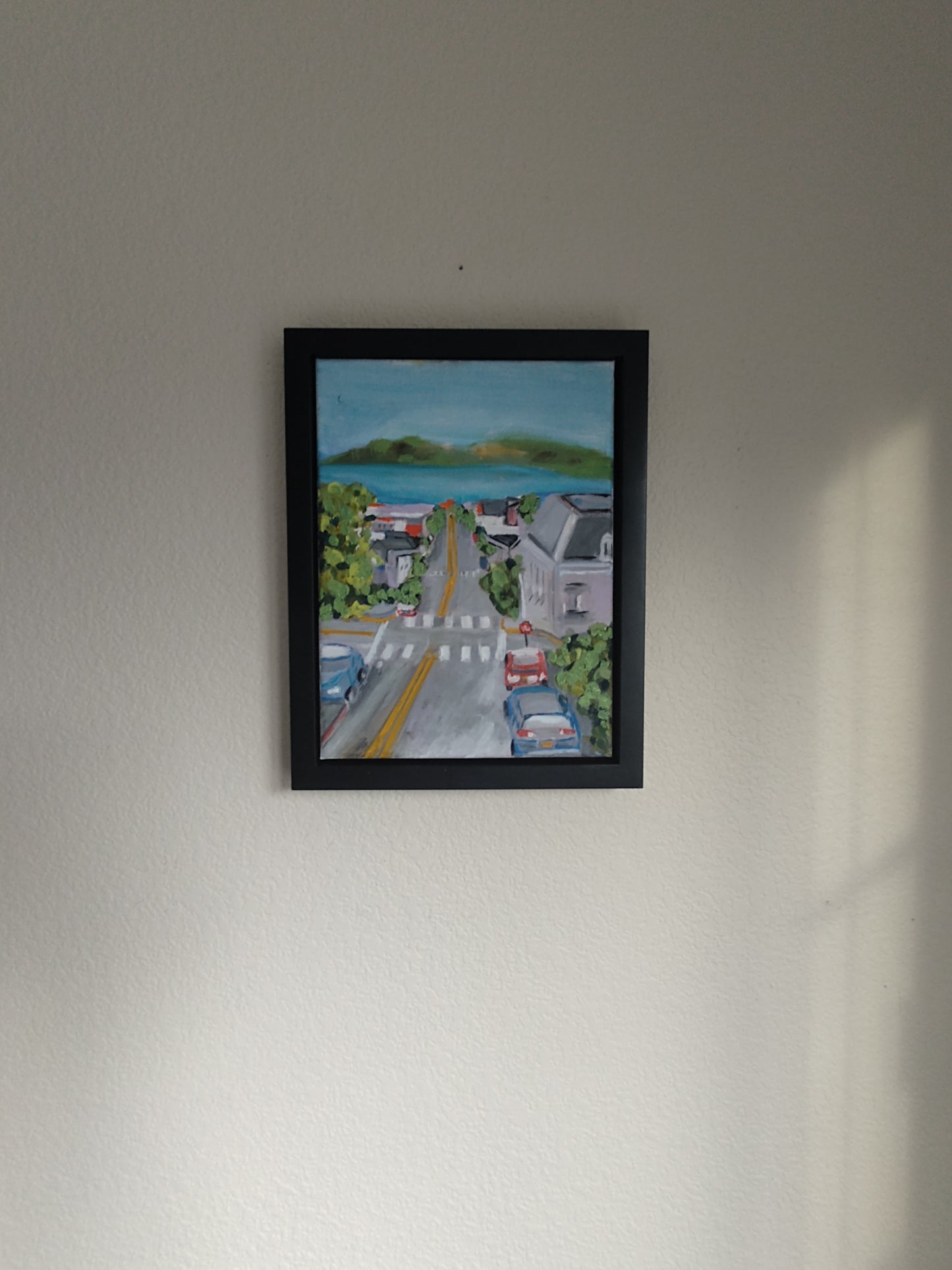 V Divisadero St. & Broadway 9 x 12 Oil on Canvas GAllery Exhibit