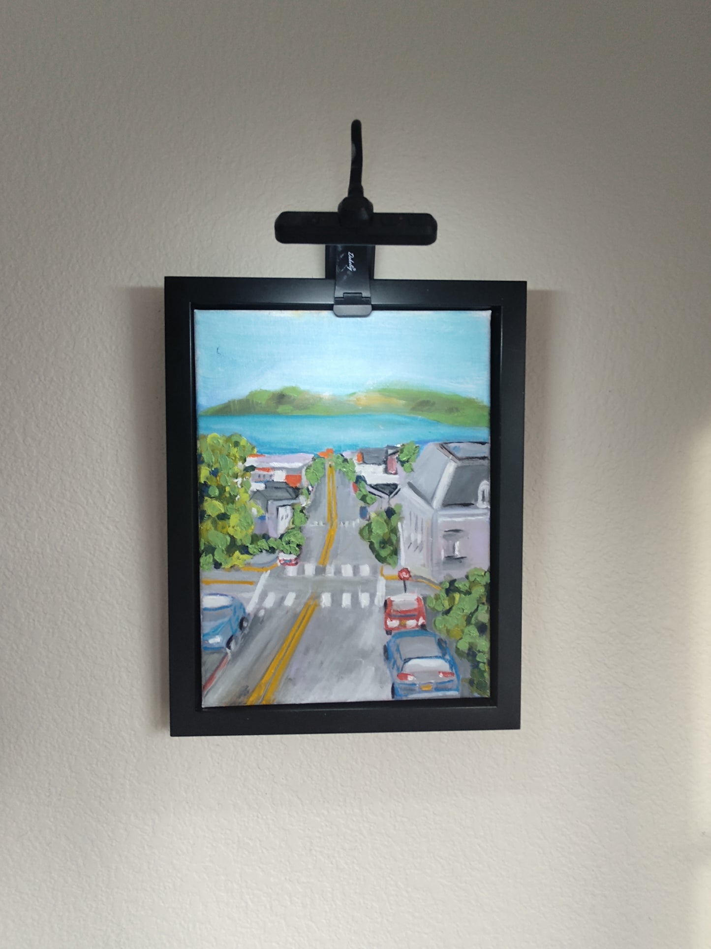 V Divisadero St. & Broadway 9 x 12 Oil on Canvas GAllery Exhibit